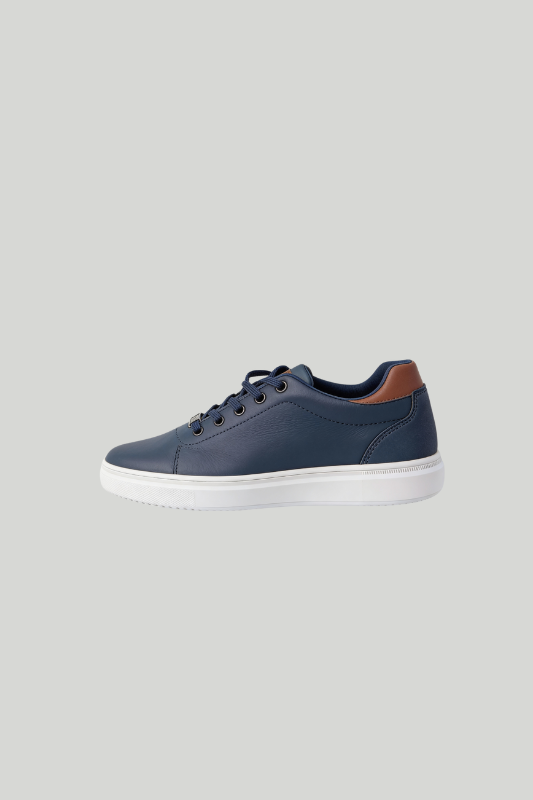 Navy Suede Low Top Sneakers - Hustle N Holla