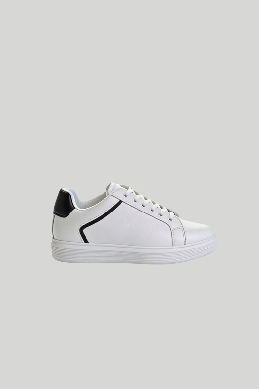 Classic White Low Top Sneakers - Hustle N Holla