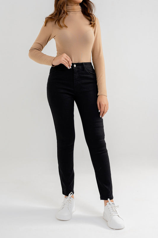 Black Basic Skinny Fit Jeans - Hustle N Holla