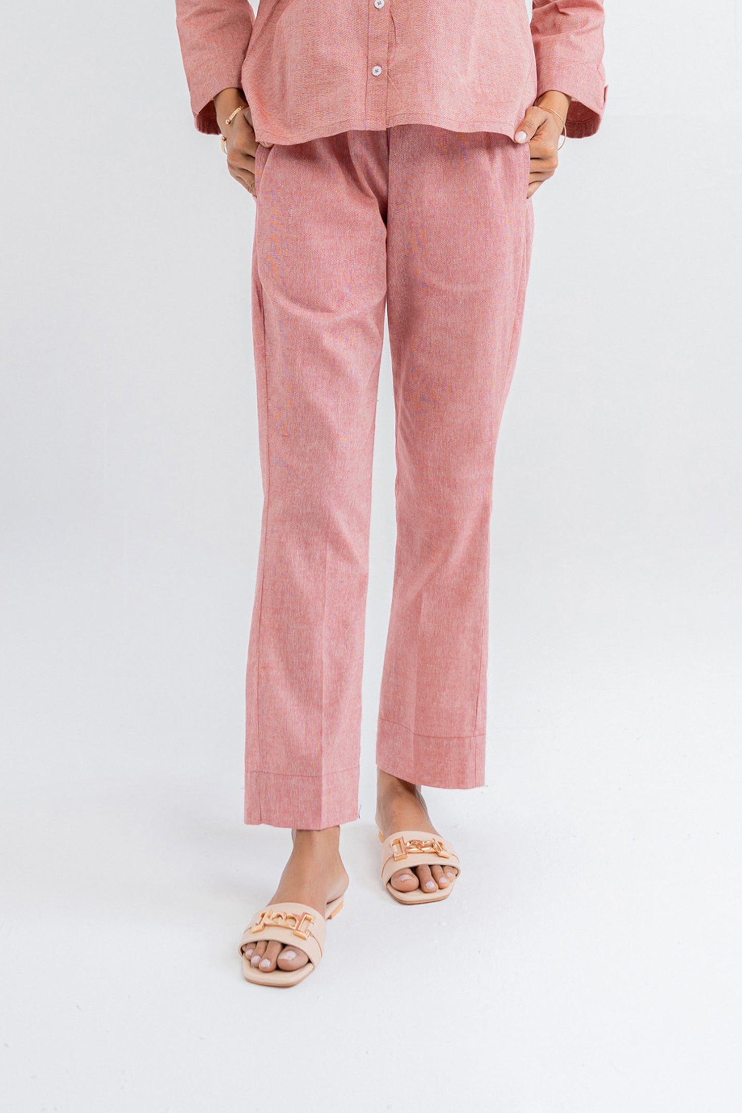 Coral Pink Pants