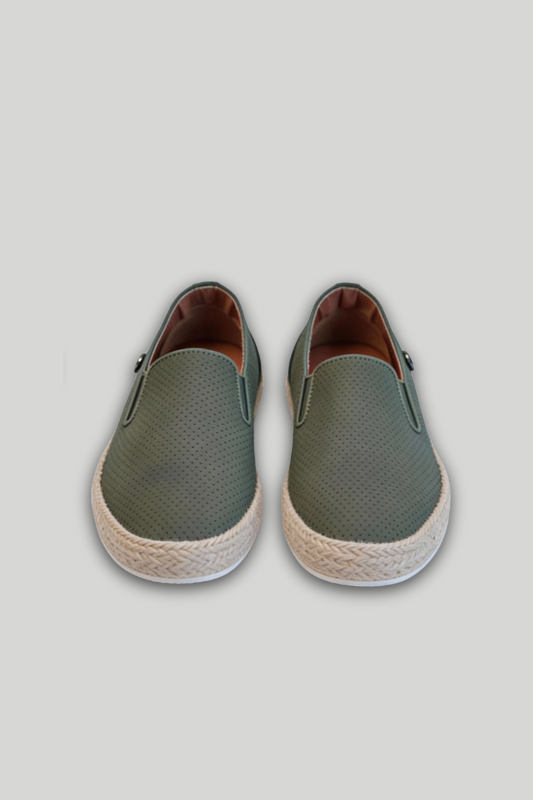 Olive Textured Espadrillas - Hustle N Holla