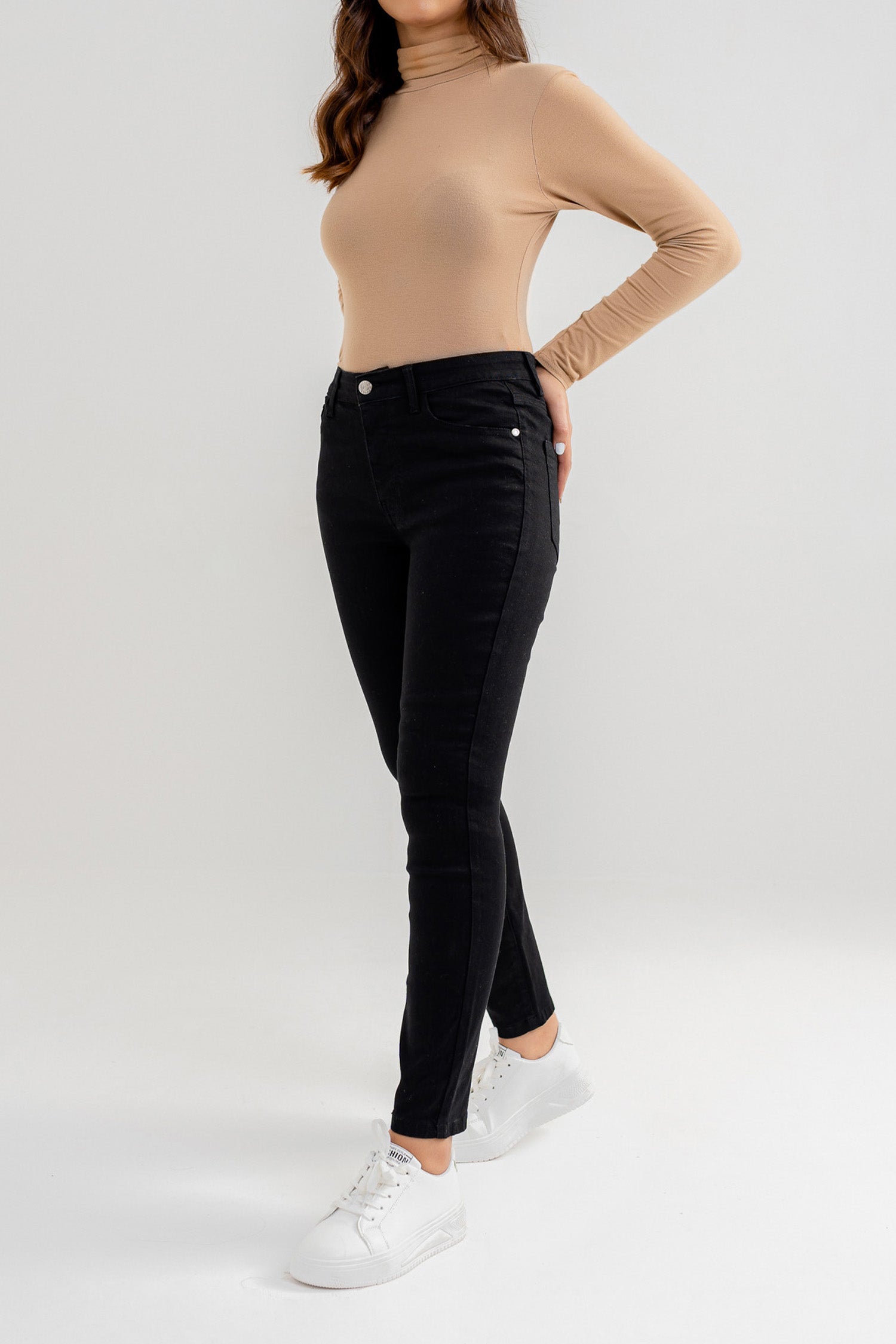 Black Basic Skinny Fit Jeans - Hustle N Holla