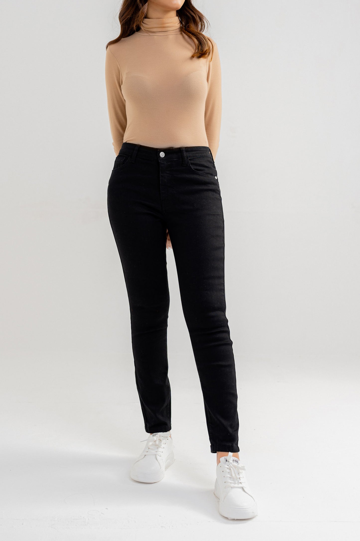 Black Basic Skinny Fit Jeans - Hustle N Holla