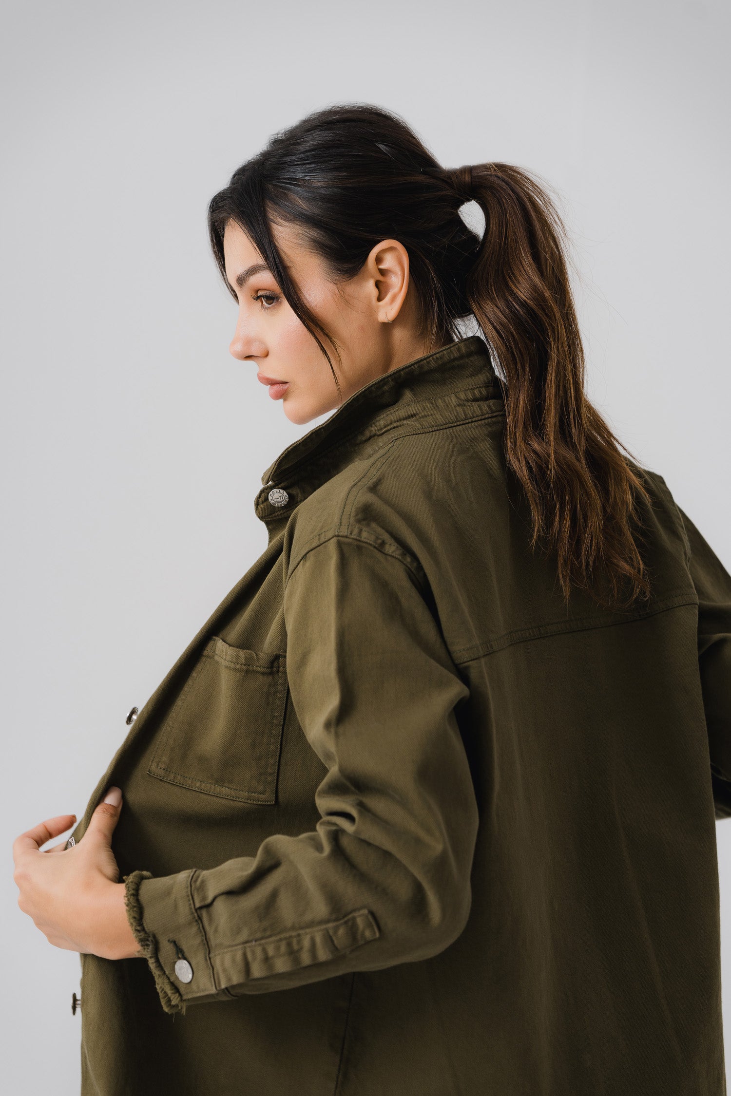 Olive Green Shirt - Hustle N Holla