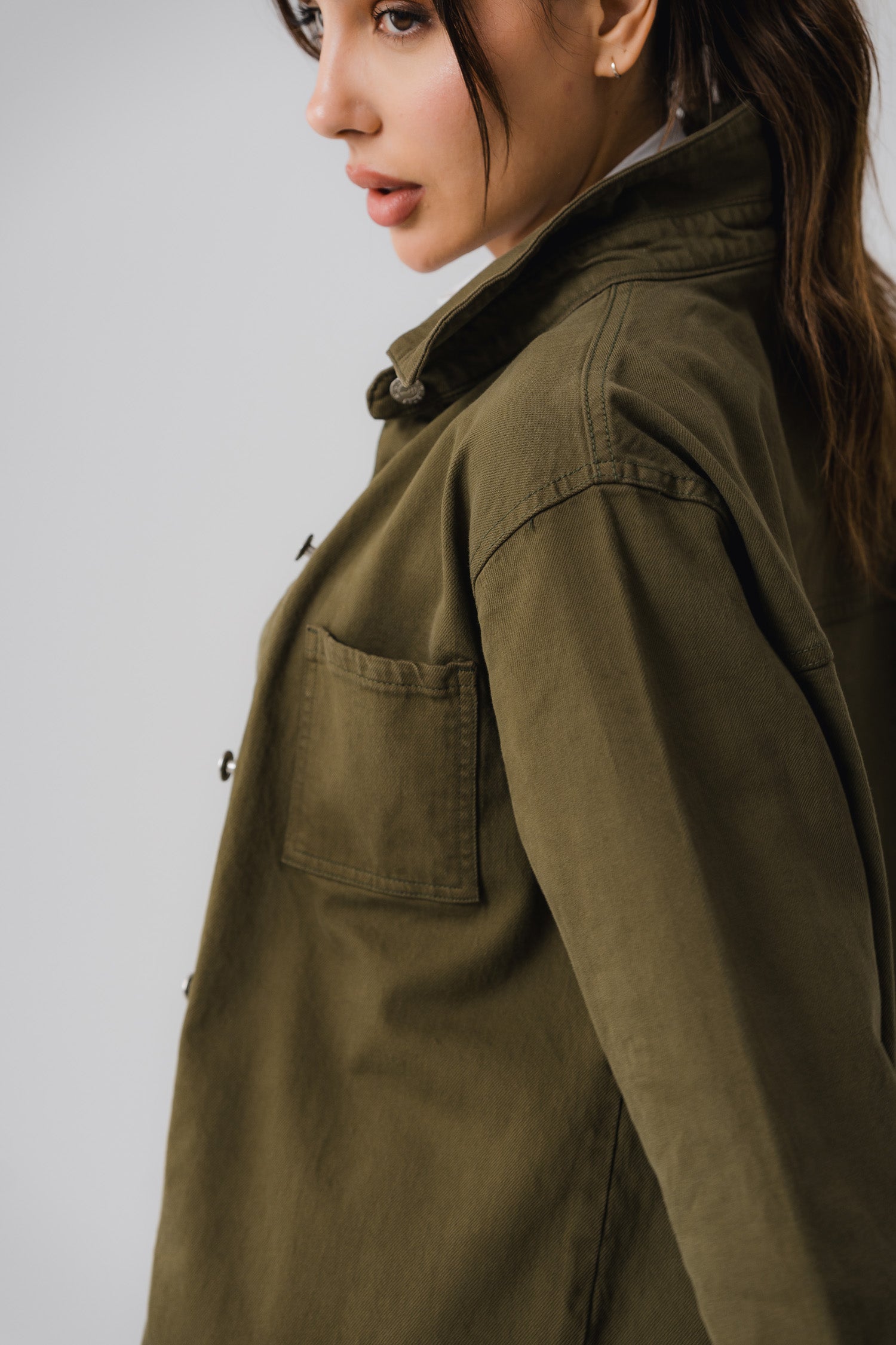 Olive Green Shirt - Hustle N Holla