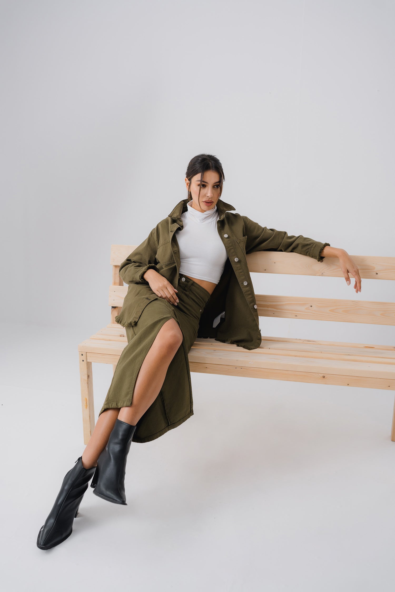 Olive Green Shirt - Hustle N Holla