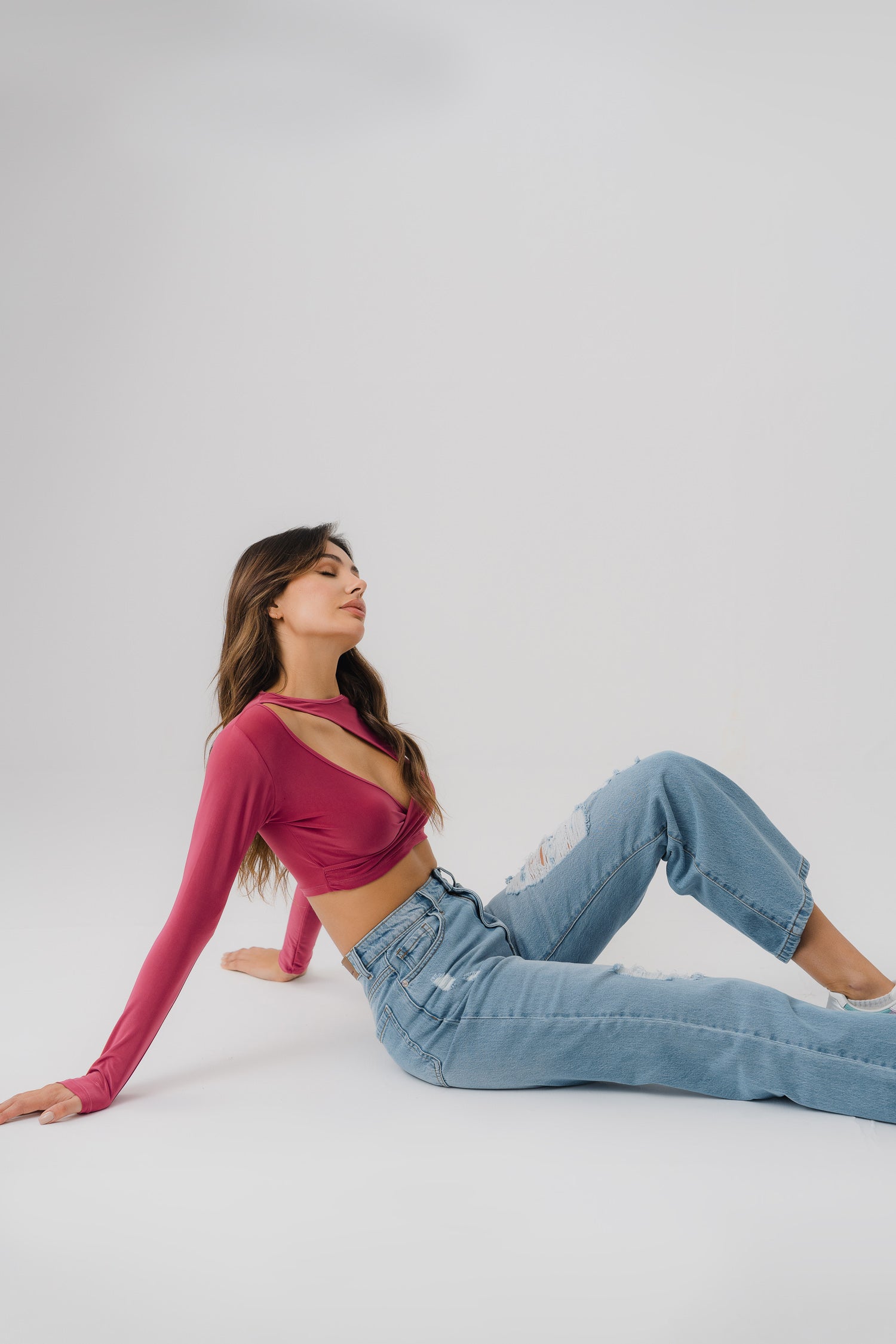 Mid Blue Straight Fit Jeans - Hustle N Holla