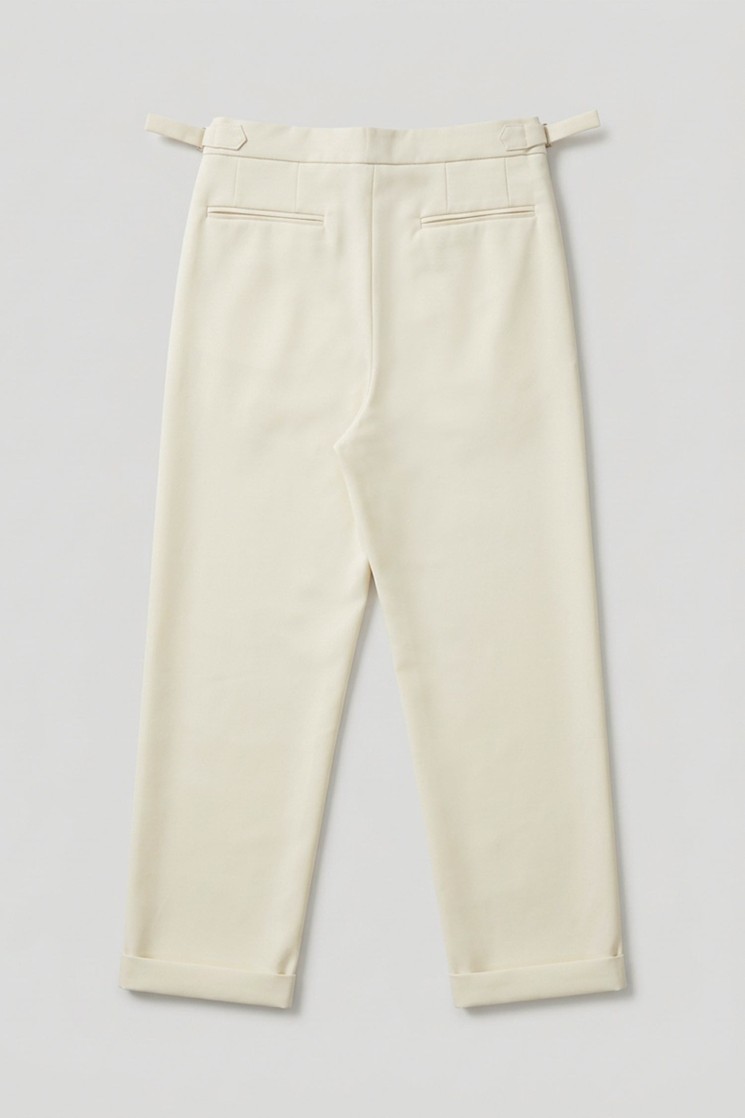 Beige Smart Tailored Tappered Fit Premium Trousers - Hustle N Holla