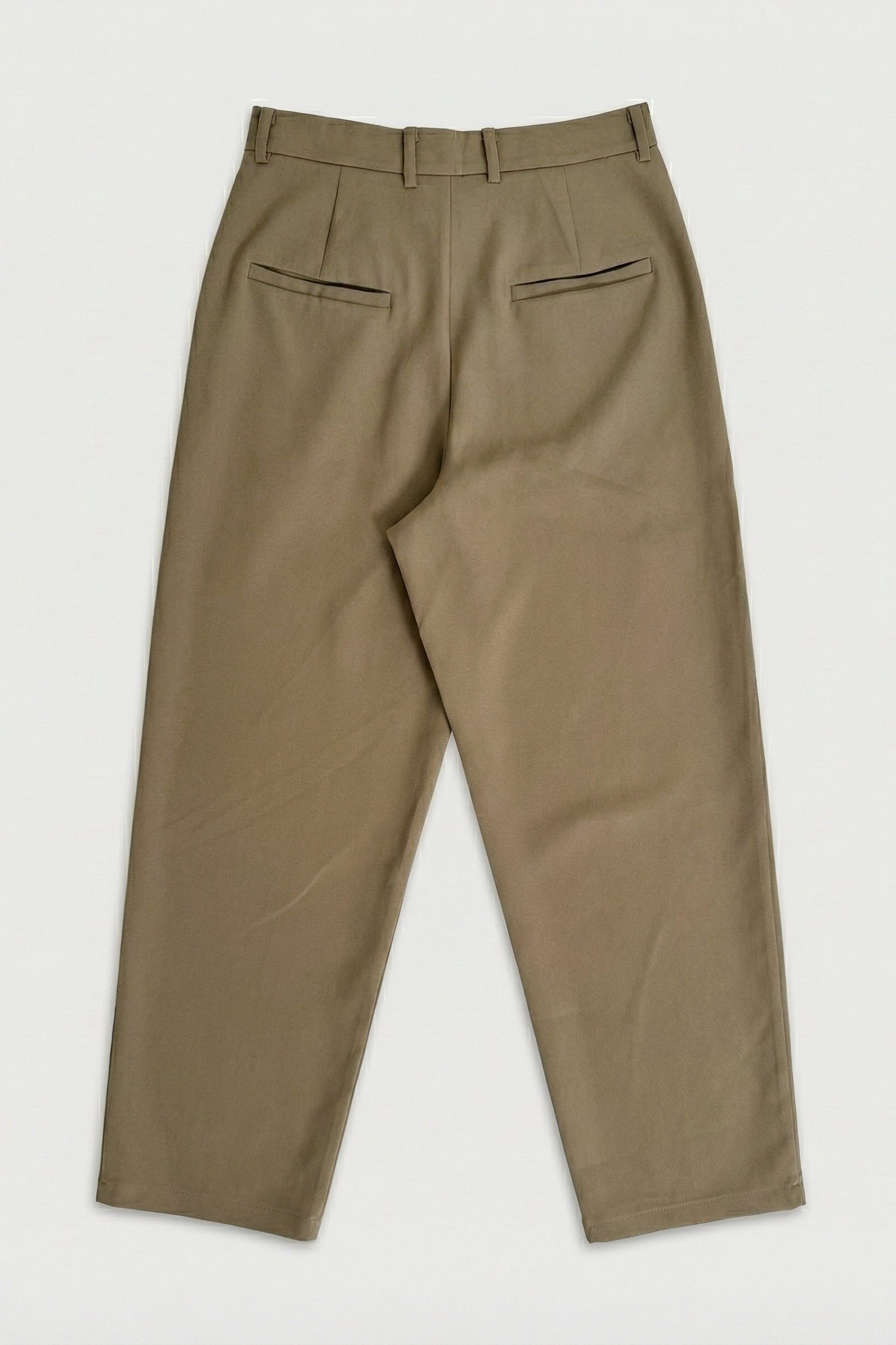 Camel Straight Fit Tailored Premium Trousers - Hustle N Holla
