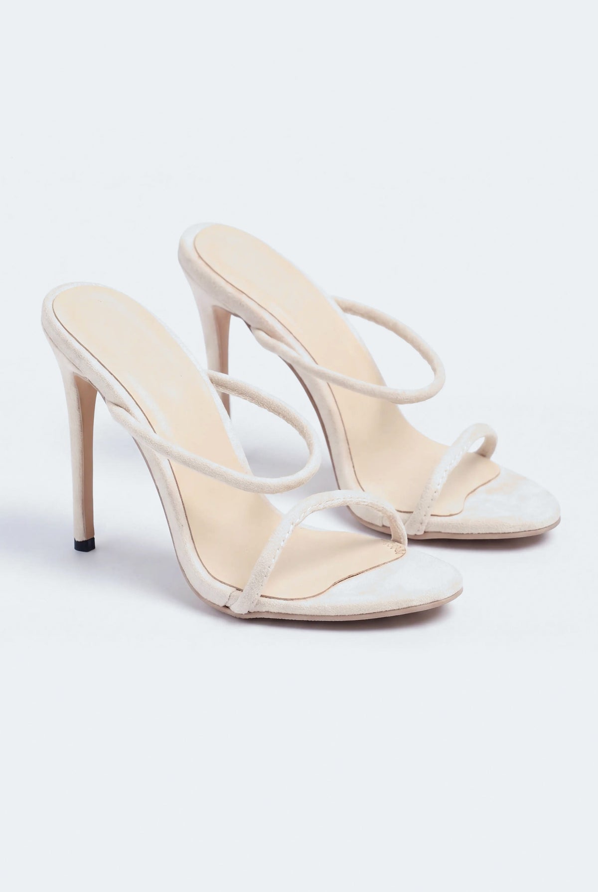 Beige Eugenia High Heels - Hustle N Holla