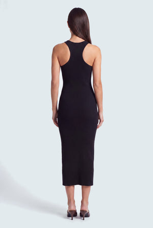 Black Basic Sleeveless Midi Dress - Hustle N Holla