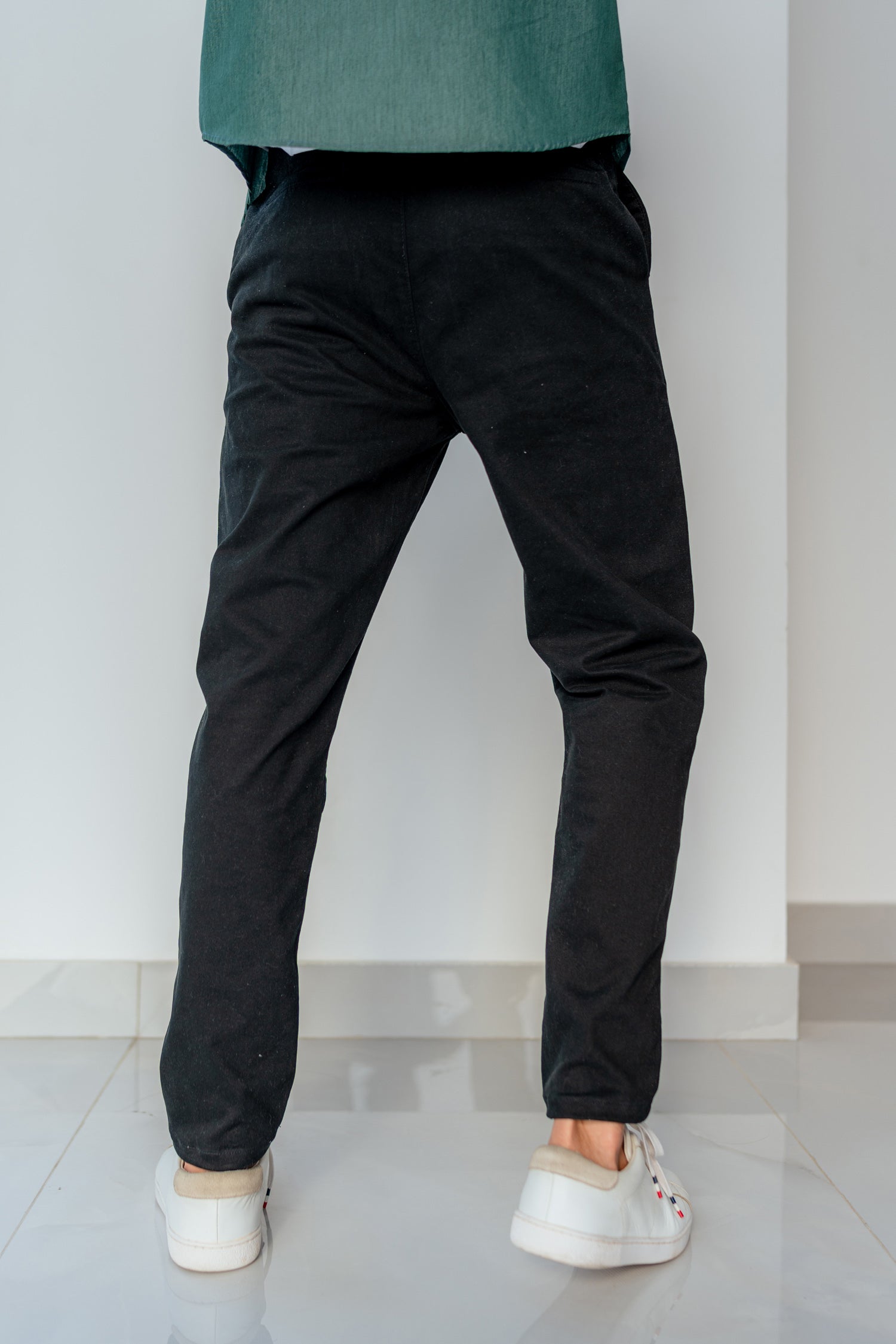 Black Chino Trousers - Hustle N Holla