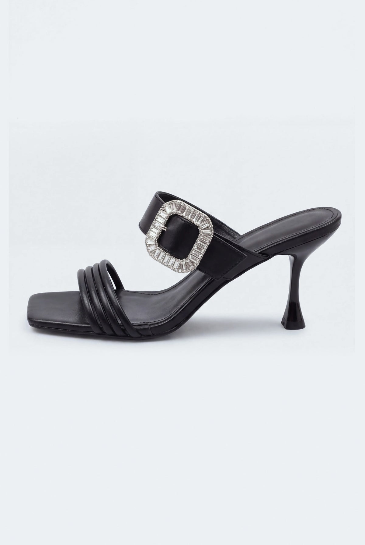 Black Jewel Heel Shoes - Hustle N Holla