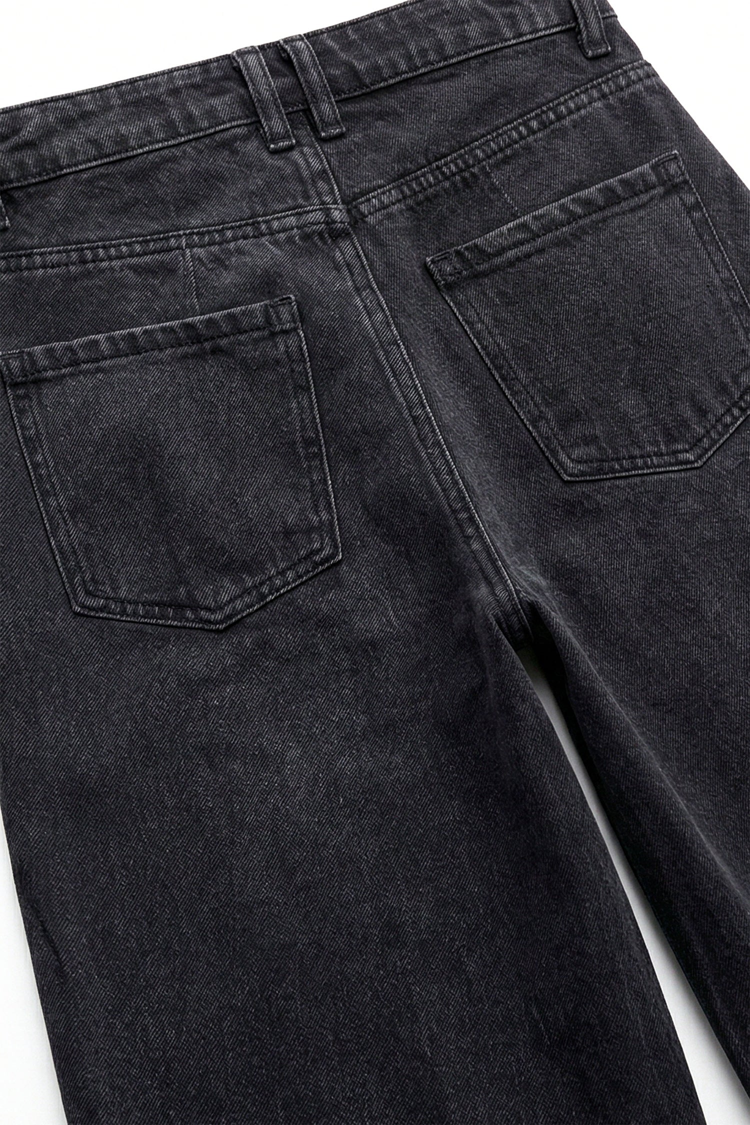 Black Mid Rise Barrel Jeans - Hustle N Holla