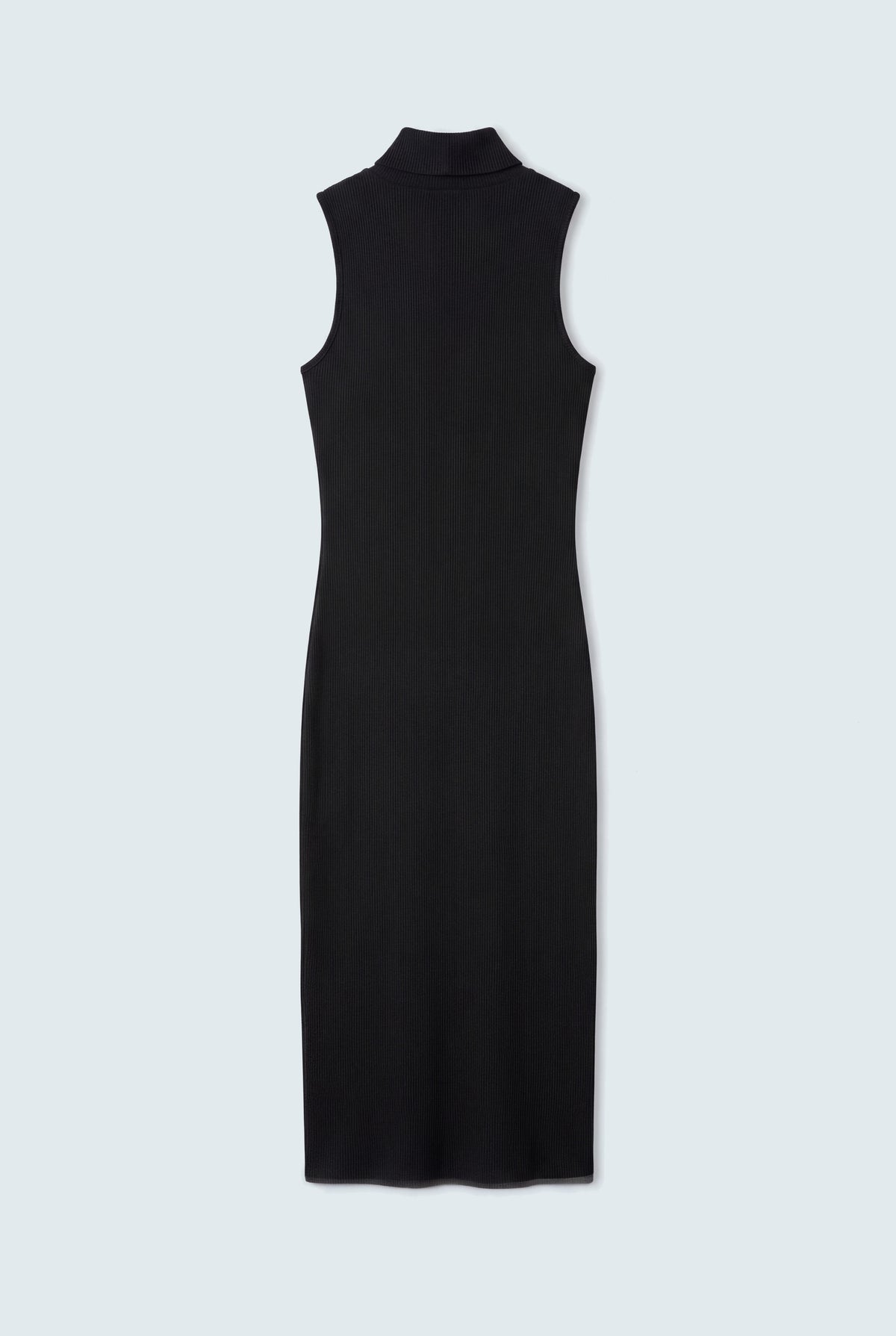 Black Mock Neck Slim Fit Bodycon Dress - Hustle N Holla