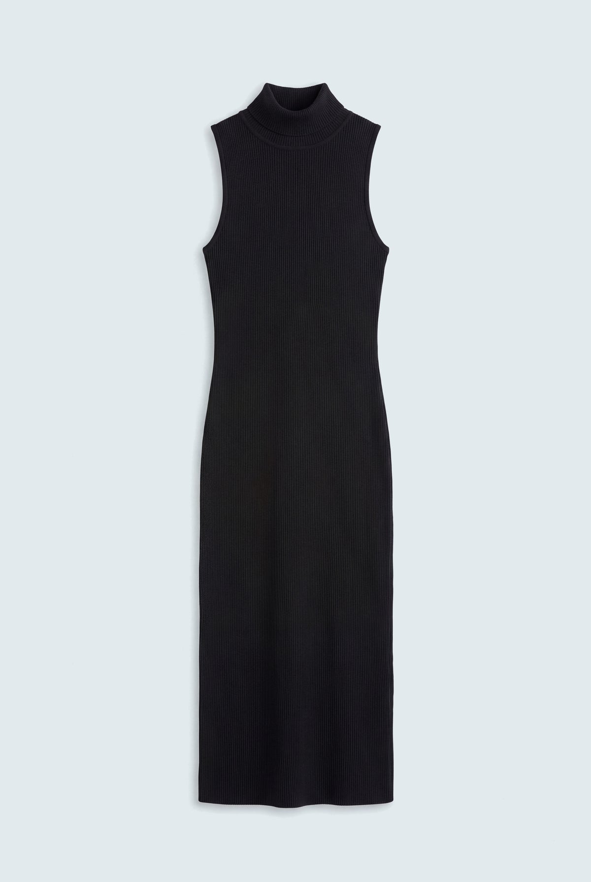 Black Mock Neck Slim Fit Bodycon Dress - Hustle N Holla
