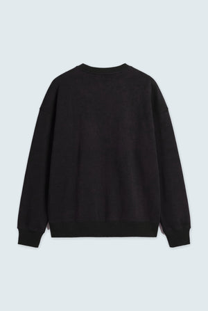 Black Oversized Graphic Sweatshirt - Hustle N Holla
