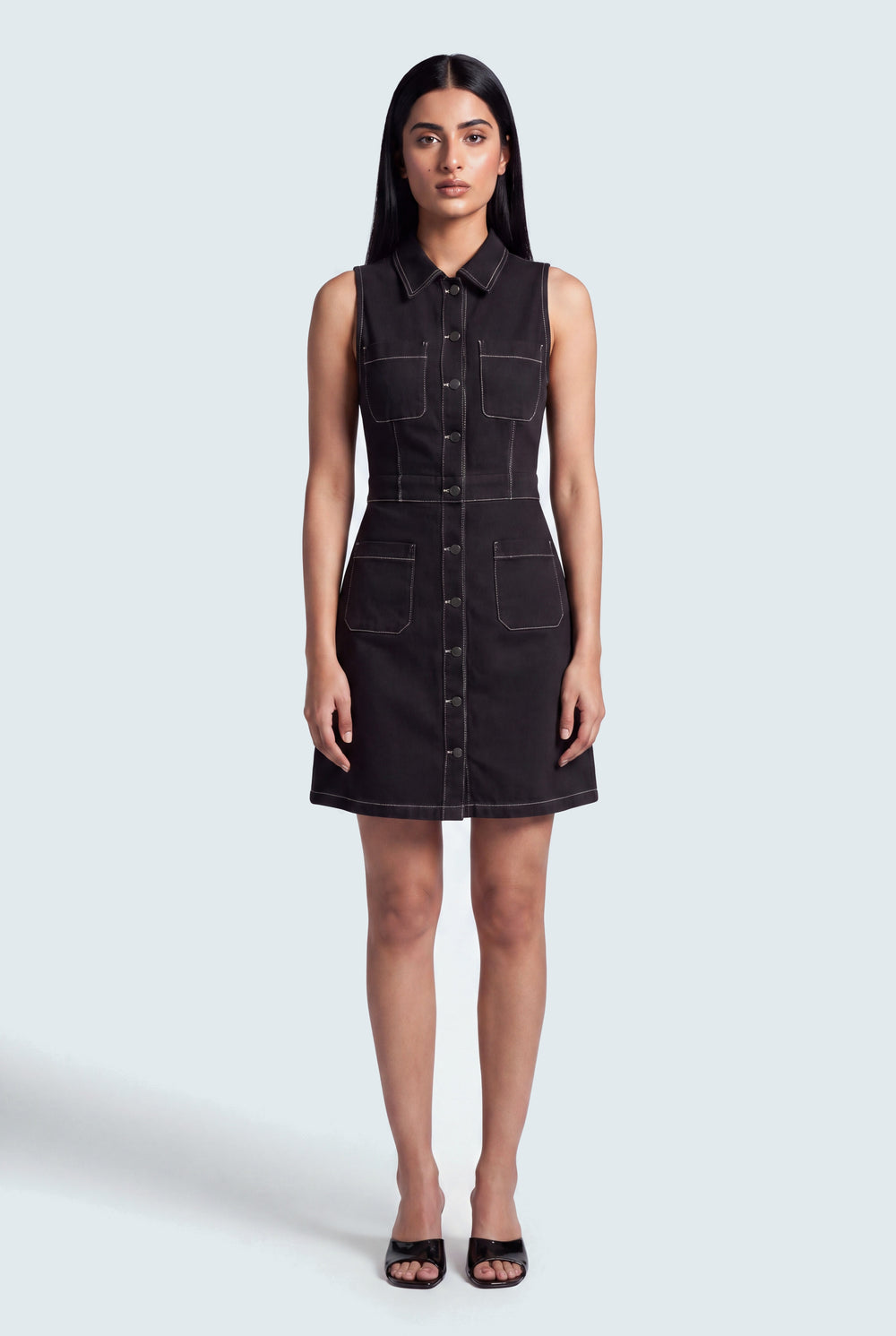 Black Sleeveless Mini Dress - Hustle N Holla