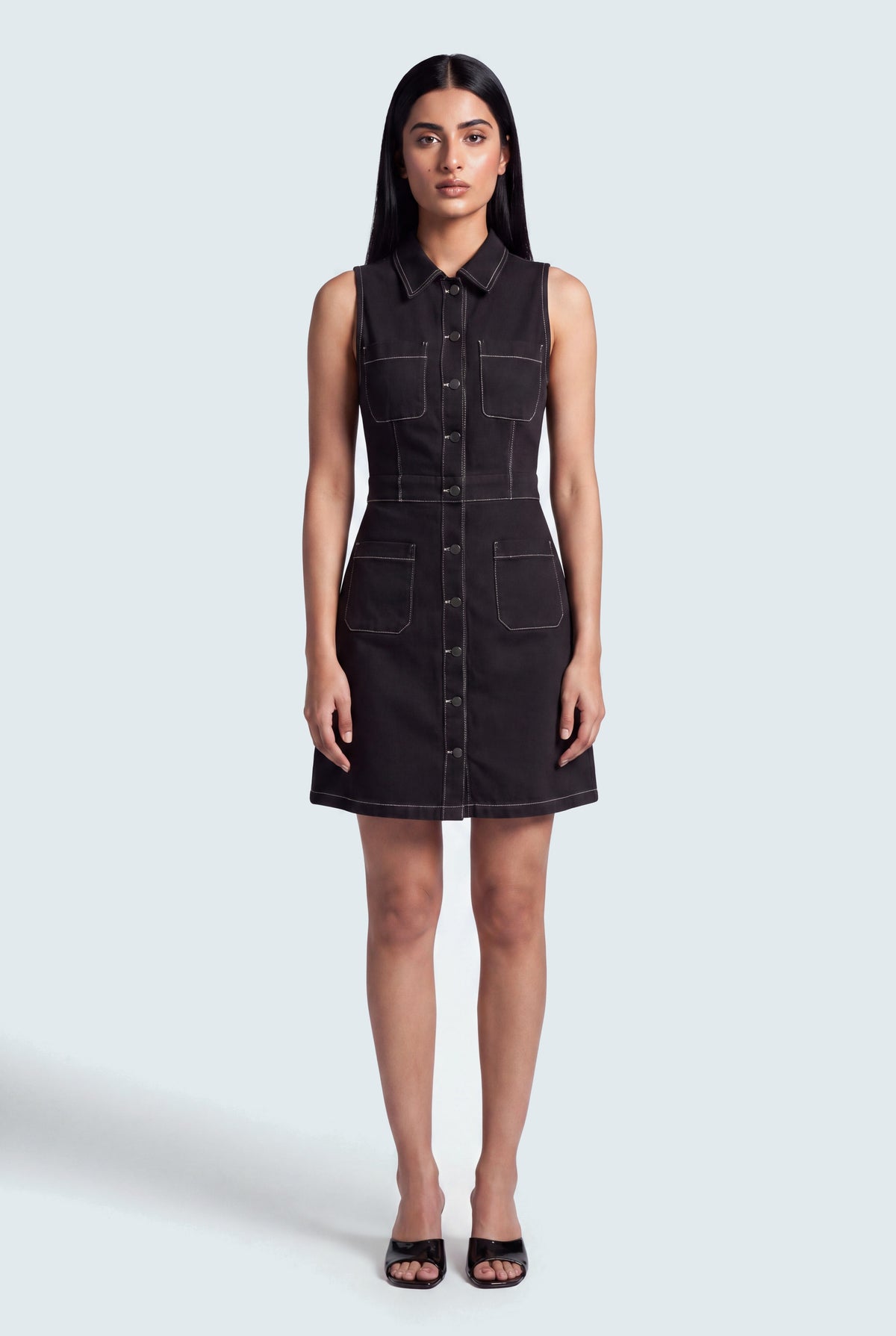 Black Sleeveless Mini Dress - Hustle N Holla