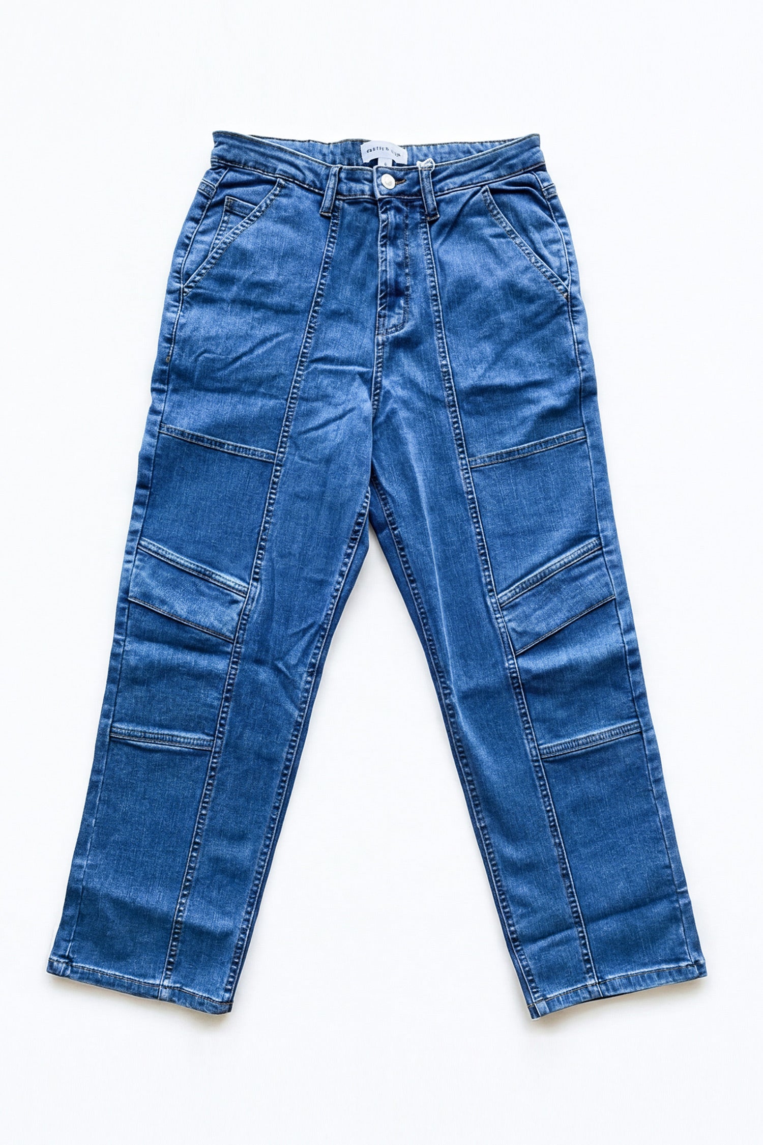 Blue Dark Wash Slim Fit Denim Jeans - Hustle N Holla