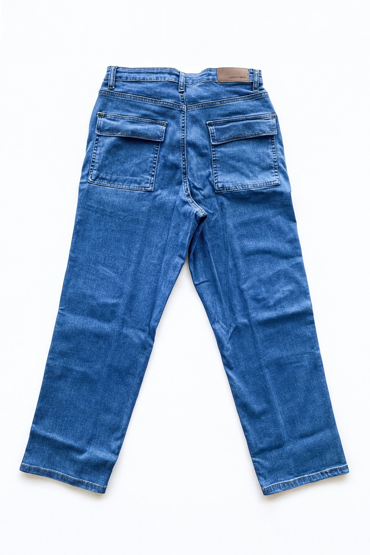 Blue Dark Wash Slim Fit Denim Jeans - Hustle N Holla