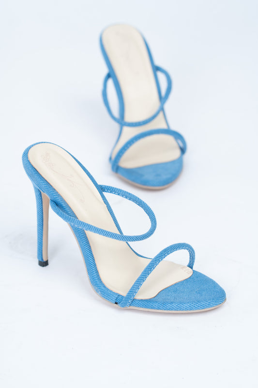 Blue Eugenia Heels