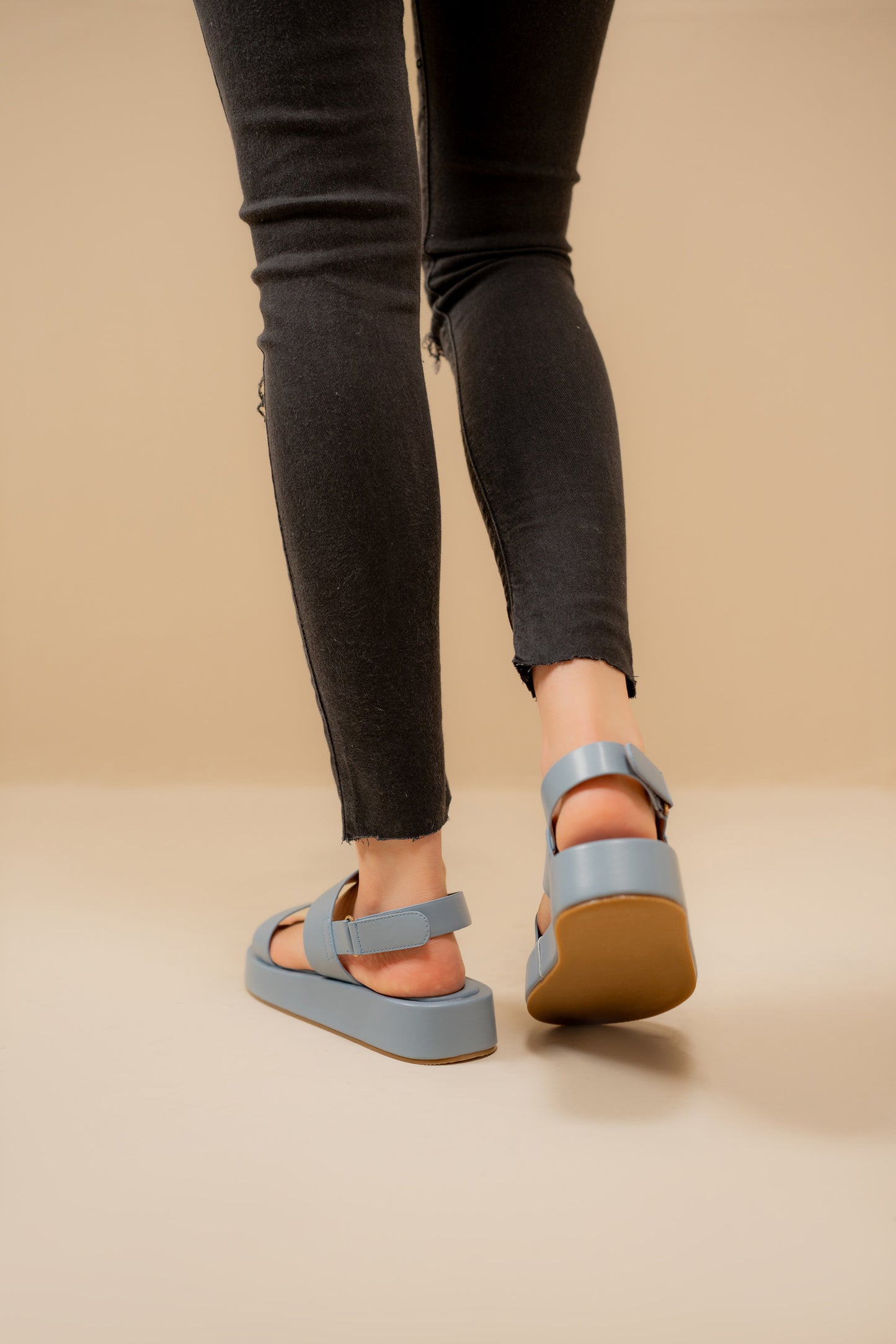 Blue Everyday Flatform Sandals