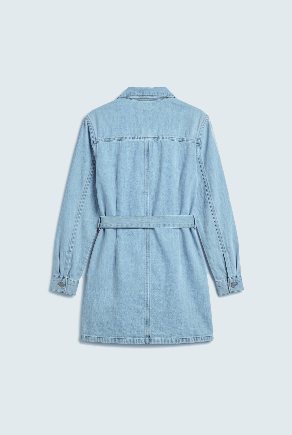 Blue Fulll Sleeves Mini Dress - Hustle N Holla
