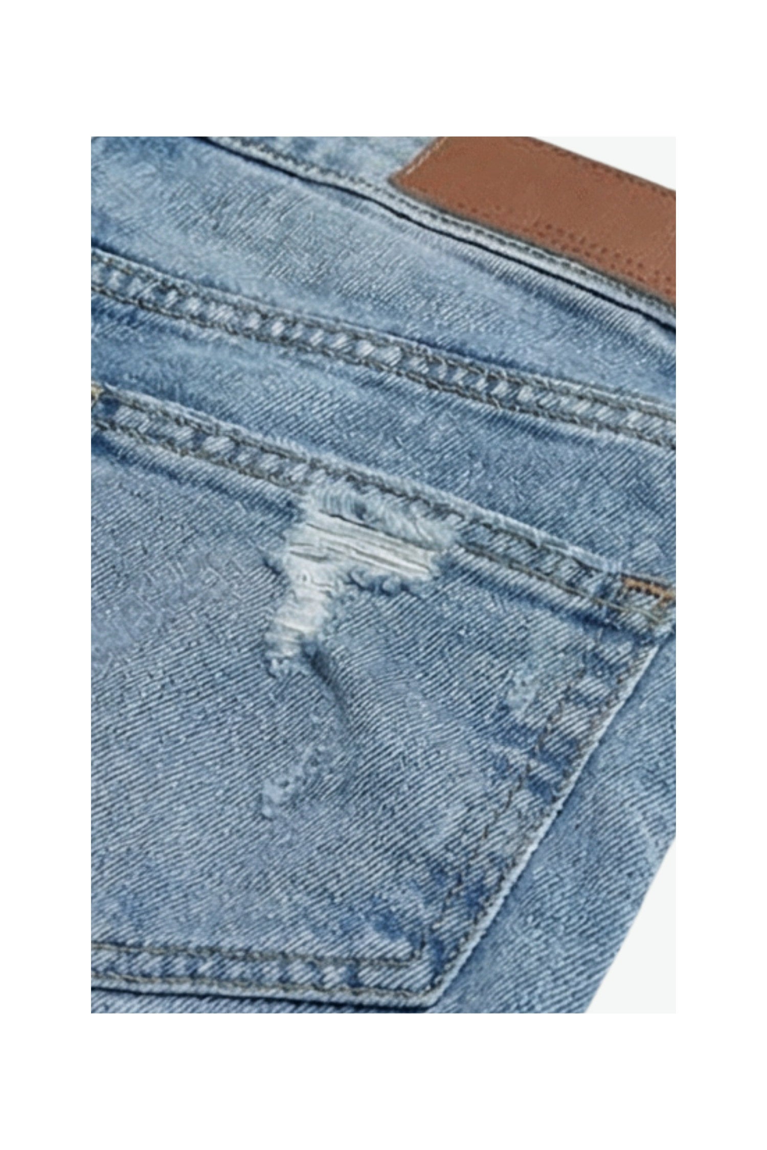 Blue Light Wash Bootcut Denim Jeans - Hustle N Holla