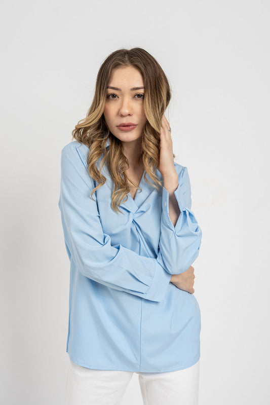 Twisted Front Blouse