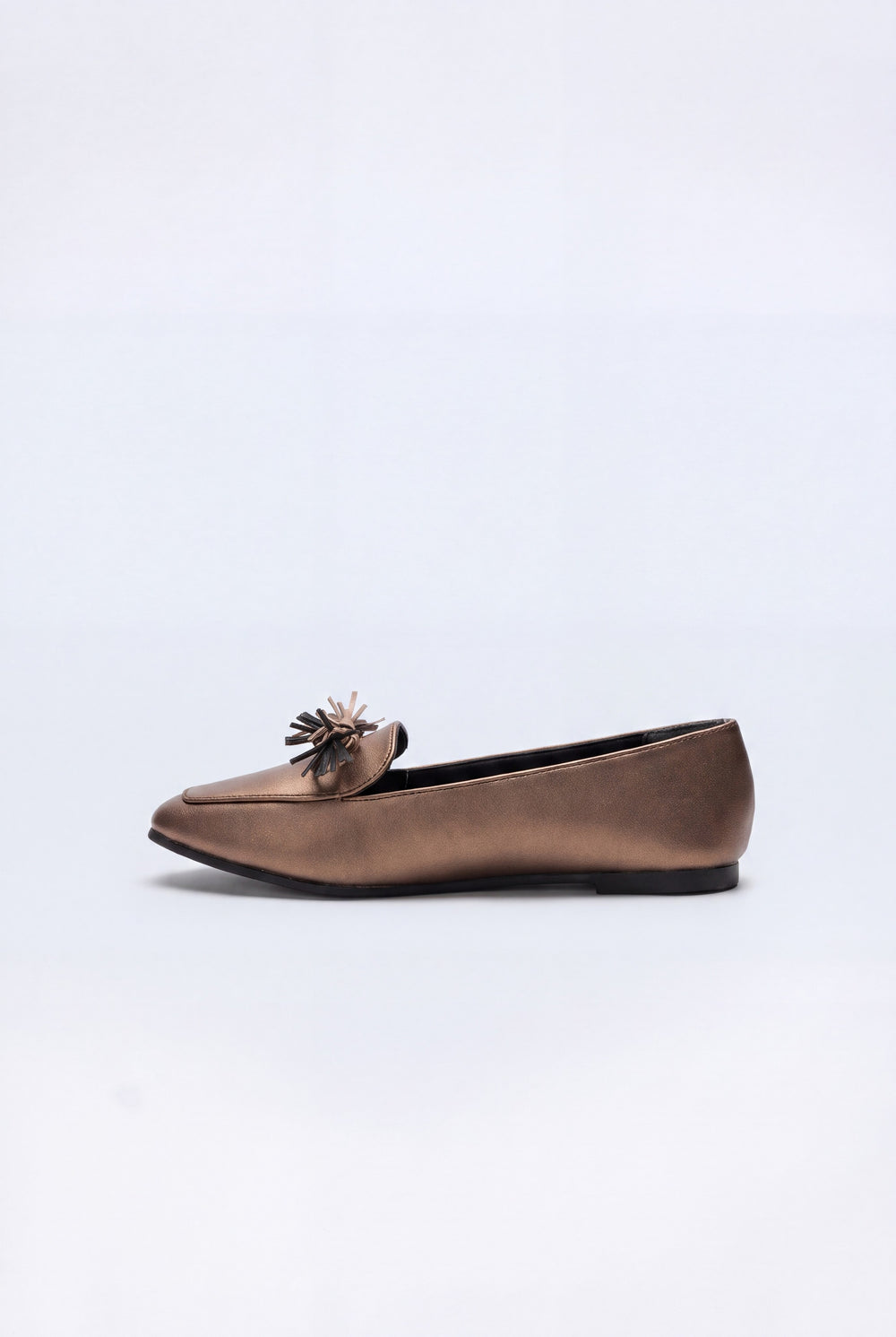 Bronze Metallic Loafers - Hustle N Holla