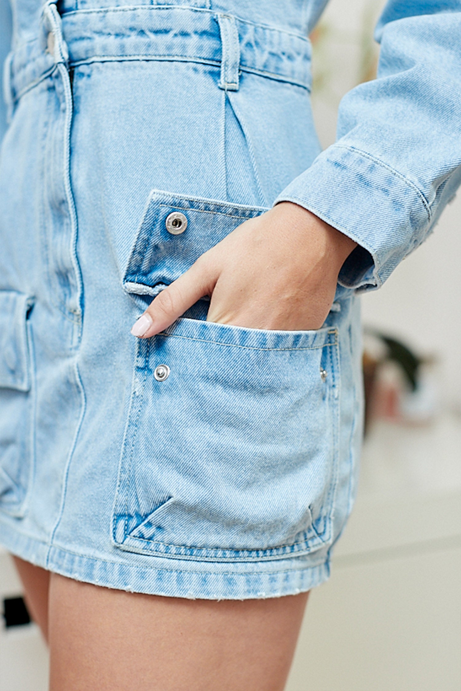 Cecilia Denim Dress - Hustle N Holla