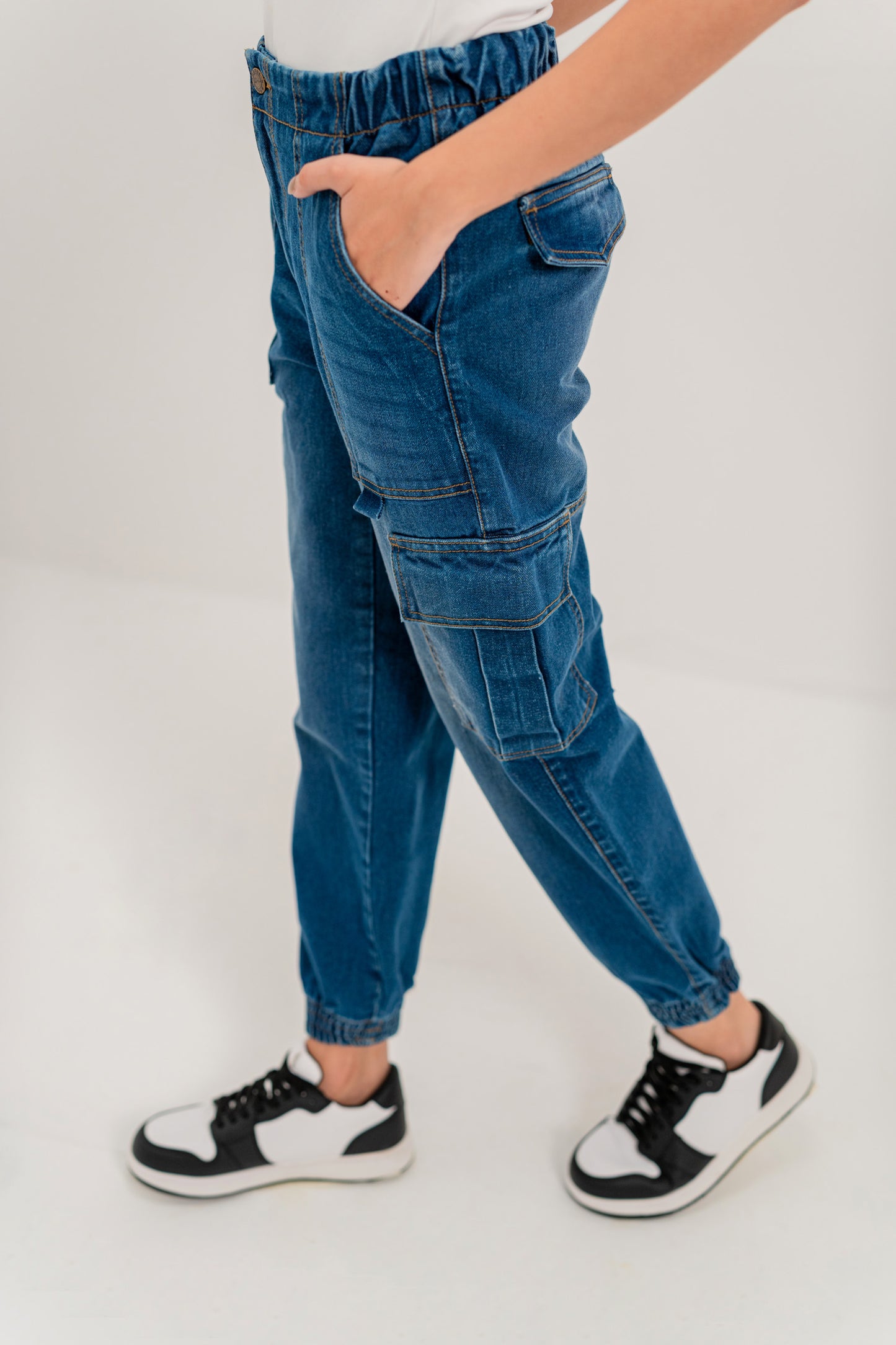 Blue Jogger Jeans