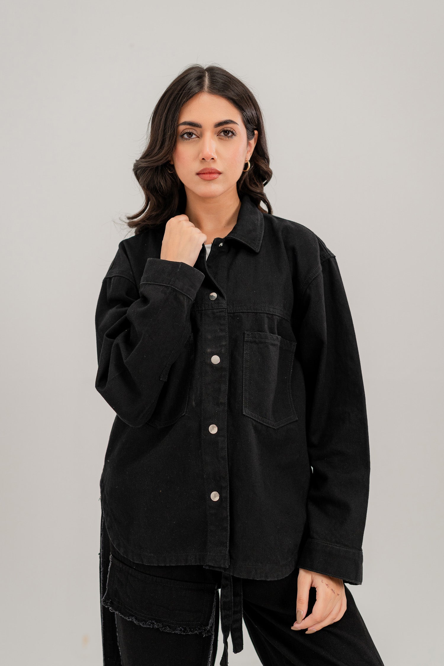 Plain Black Shirt - Hustle N Holla