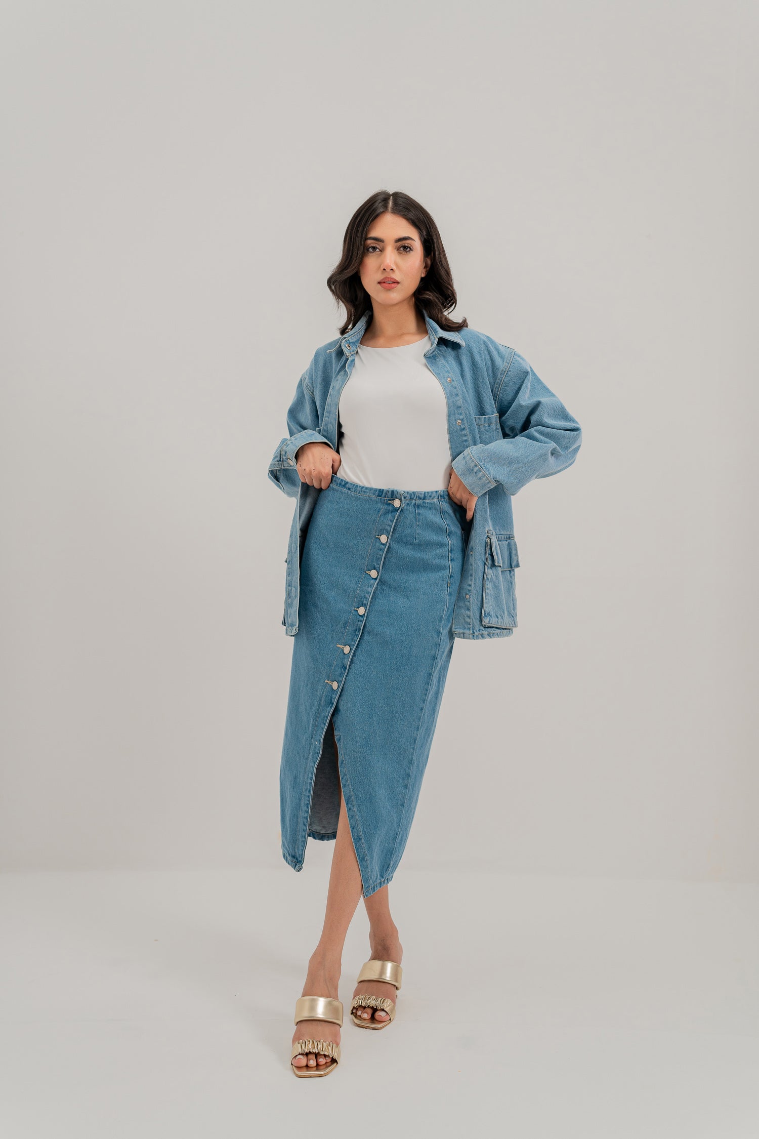 Knot-up Blue Jacket - Hustle N Holla