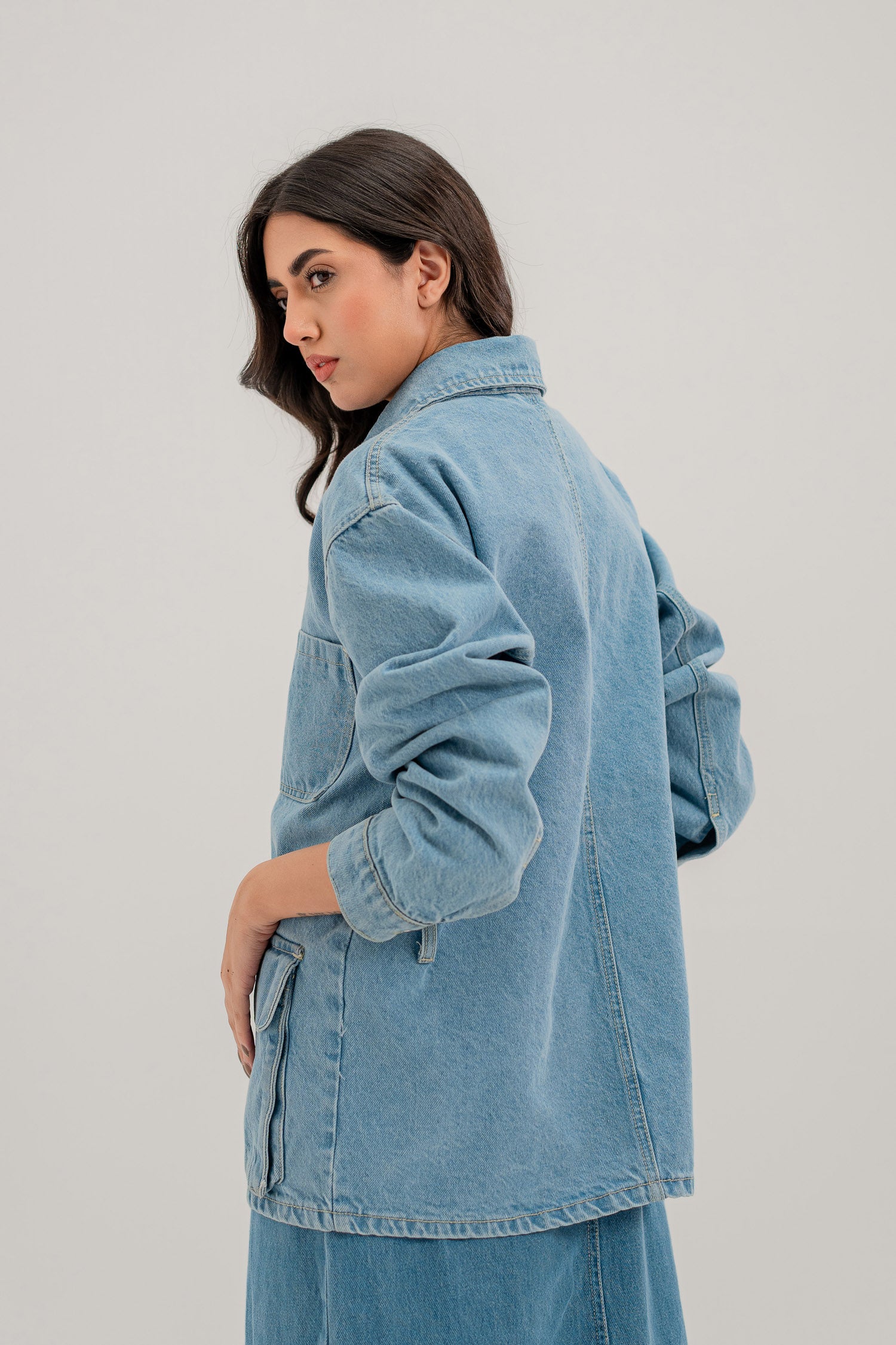Knot-up Blue Jacket - Hustle N Holla