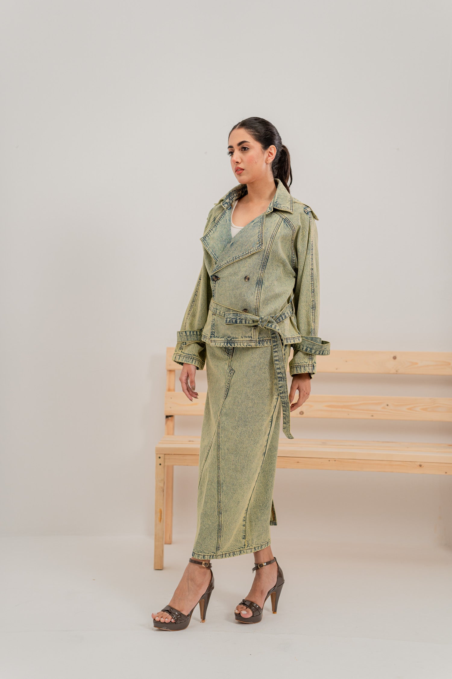 Vintage Style Trench Coat - Hustle N Holla