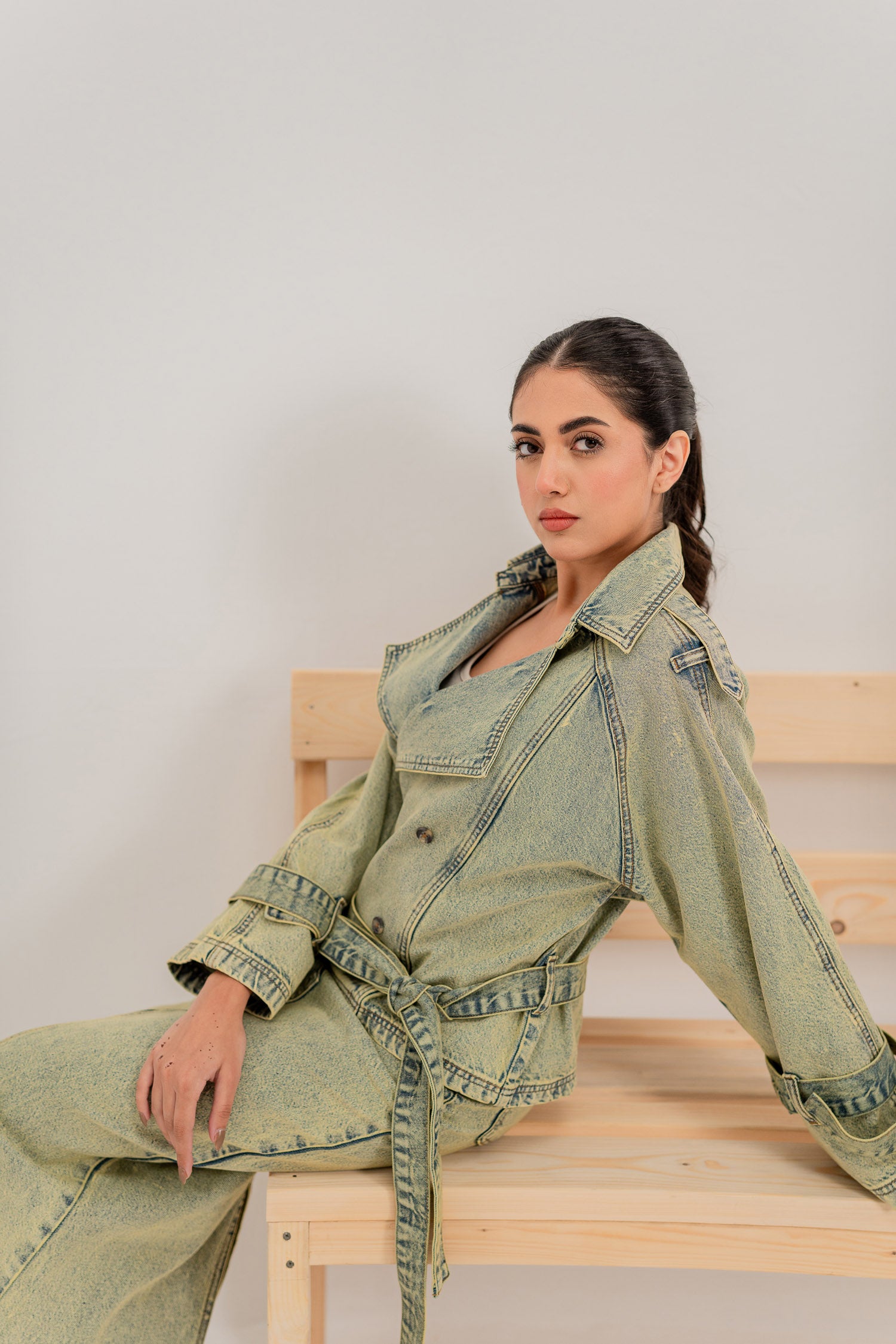 Vintage Style Trench Coat - Hustle N Holla
