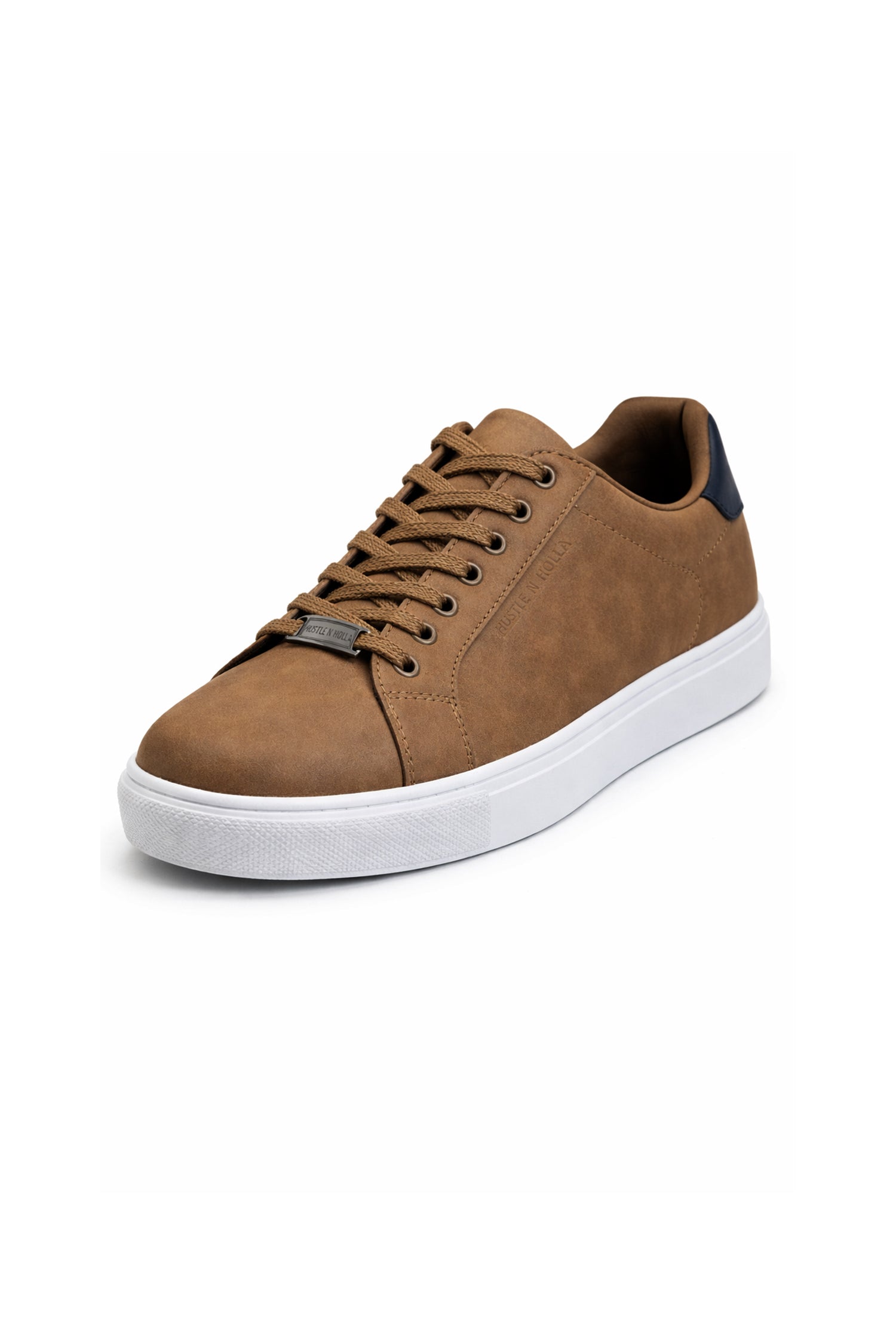 Brown Suede Low Top Trainers - Hustle N Holla
