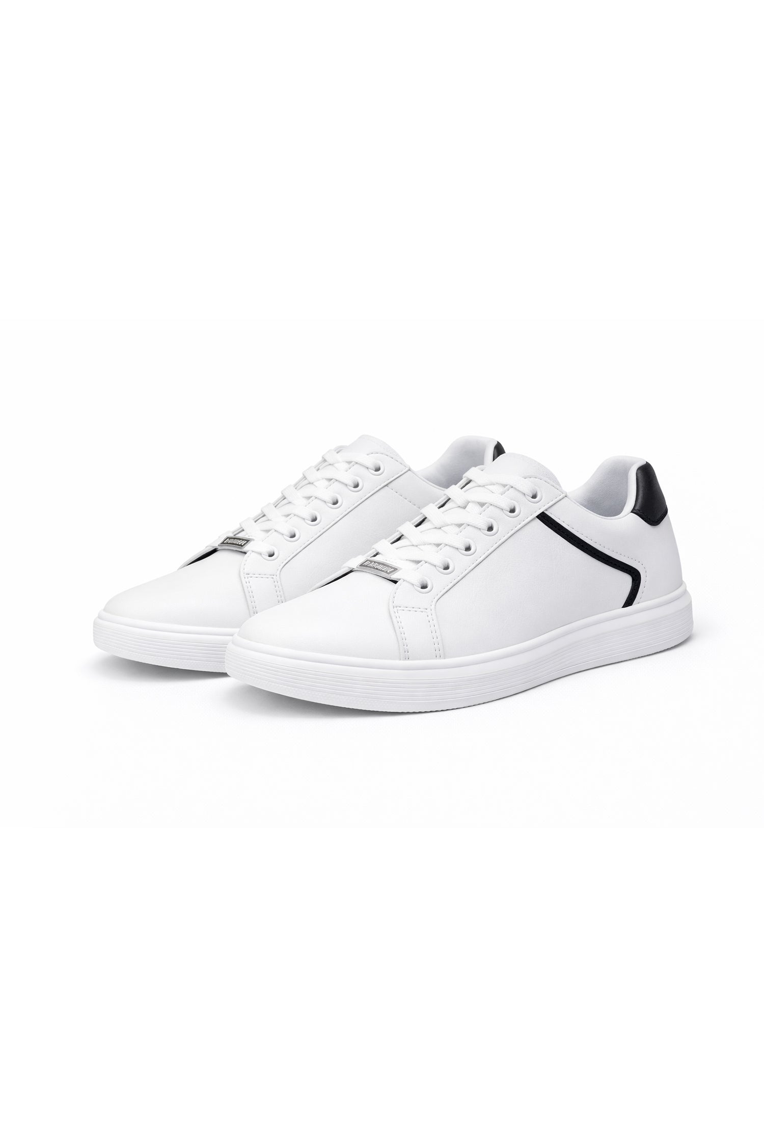 Classic White Low Top Sneakers - Hustle N Holla