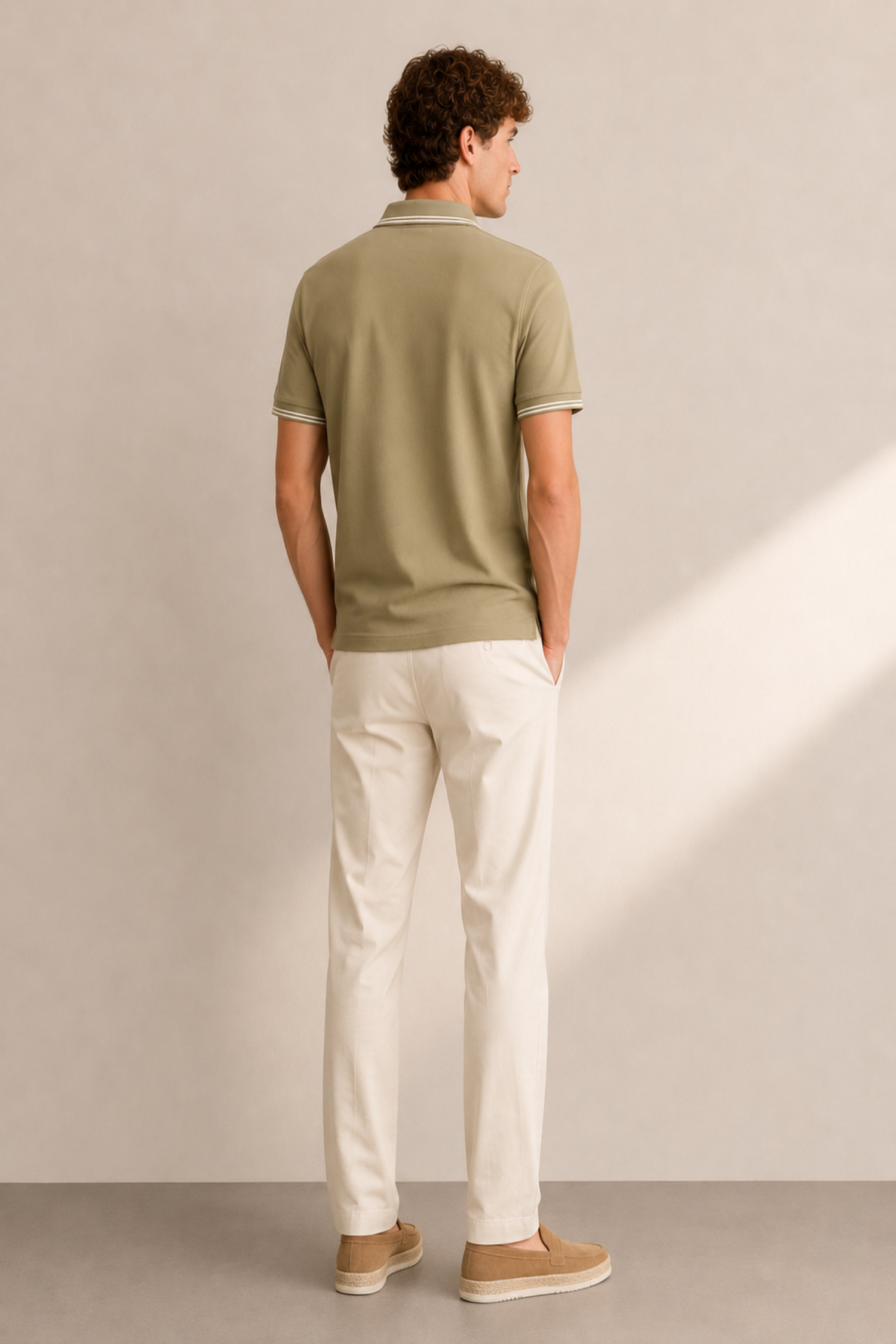 Olive Green Regular Fit Pique Polo - Hustle N Holla