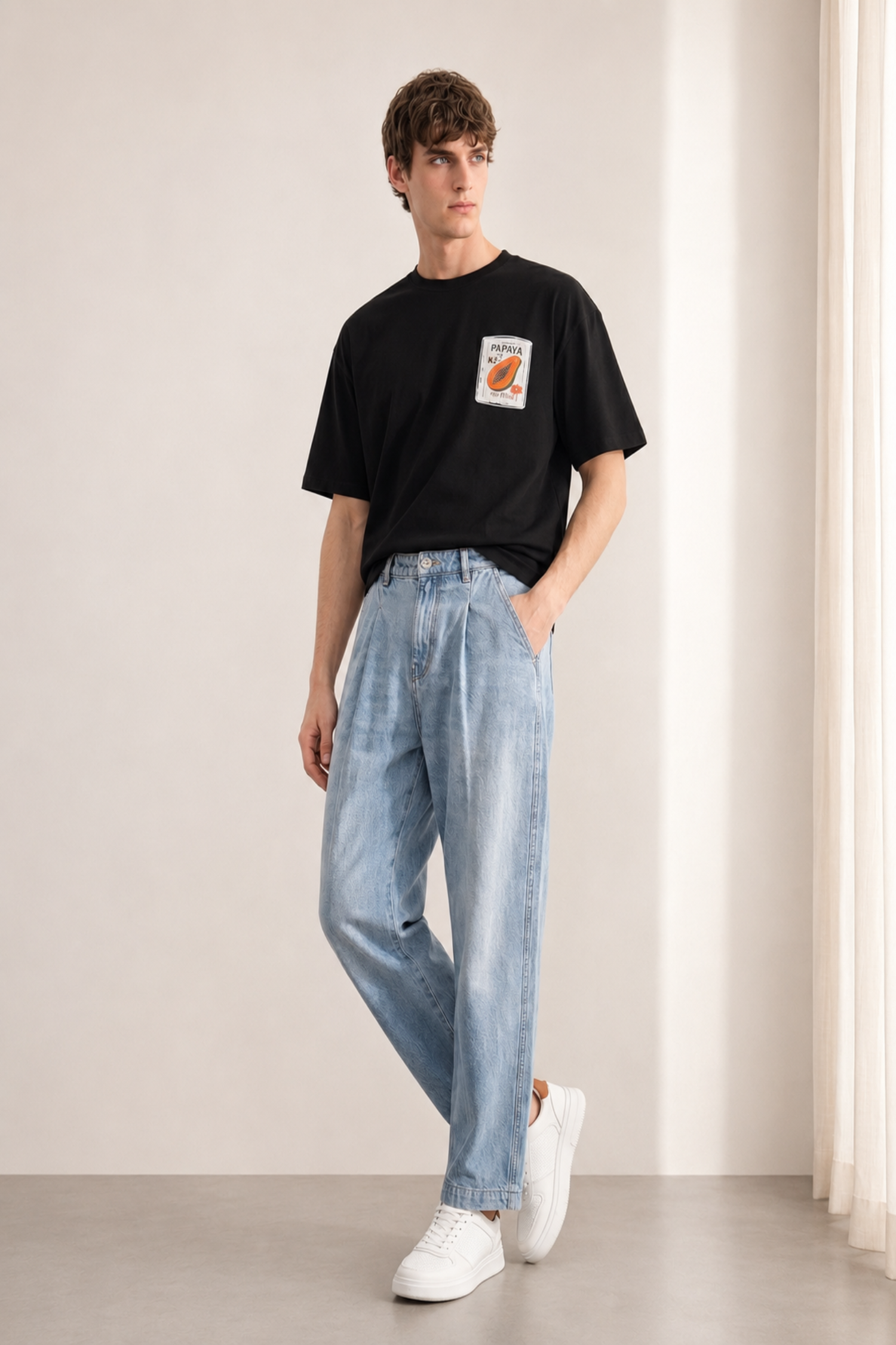 Black Oversized Graphic T-Shirt - Hustle N Holla