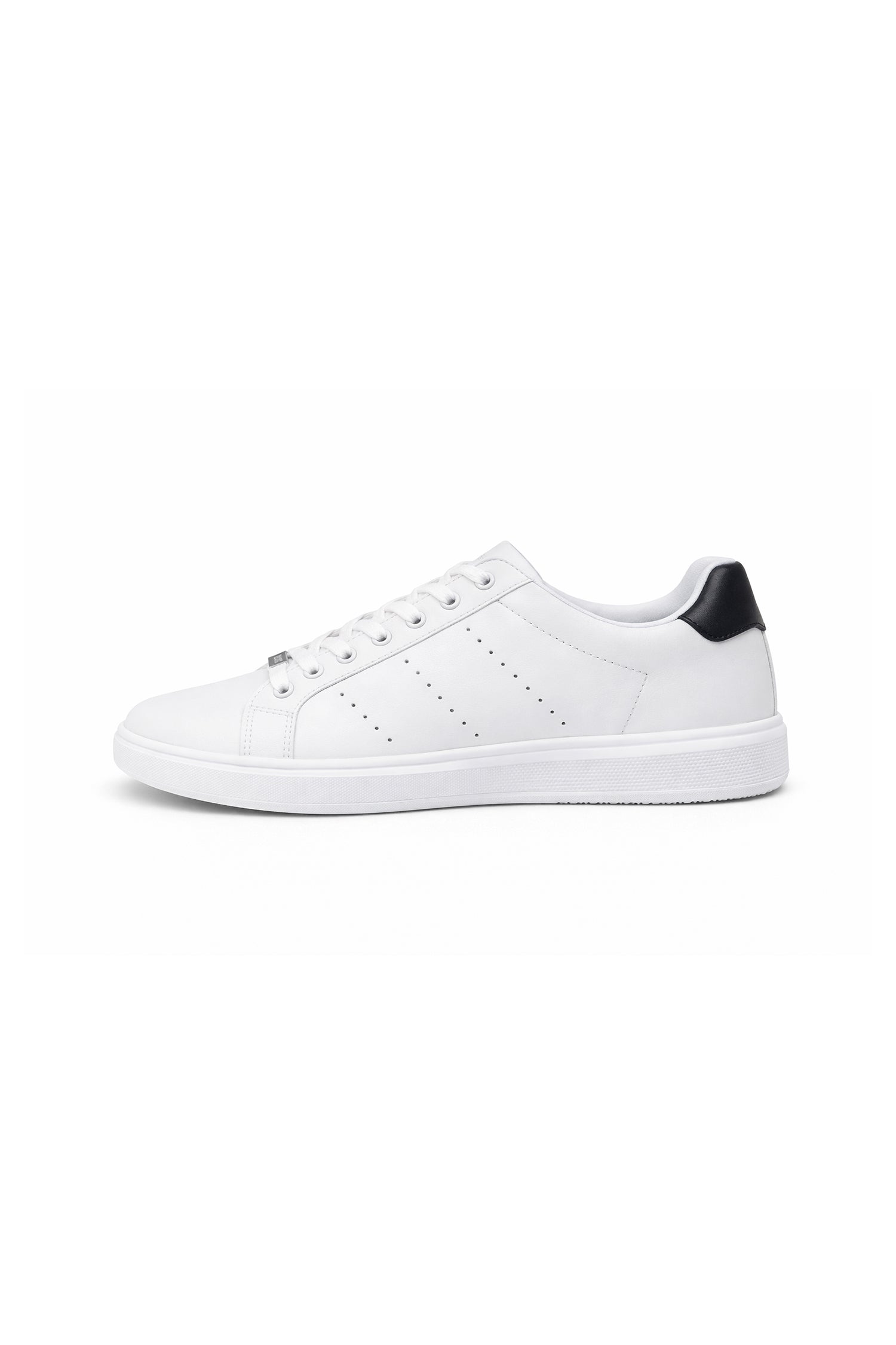 Textured Low Top White Trainers - Hustle N Holla