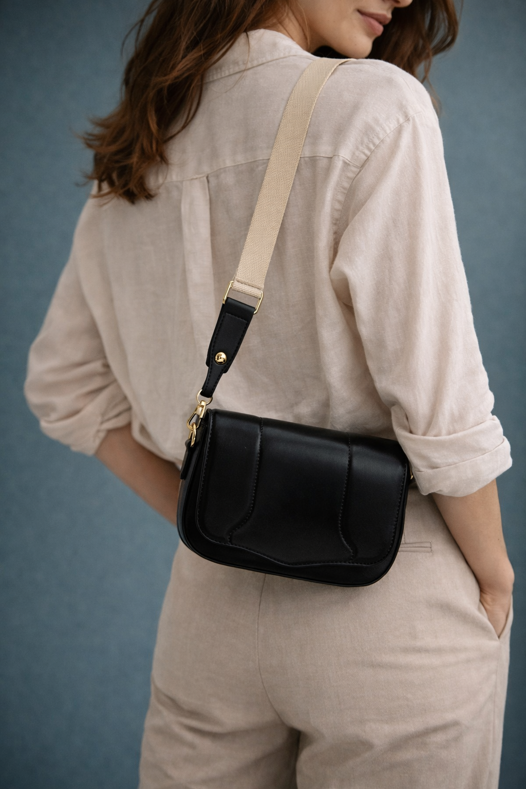 Black Saddle Bag - Hustle N Holla