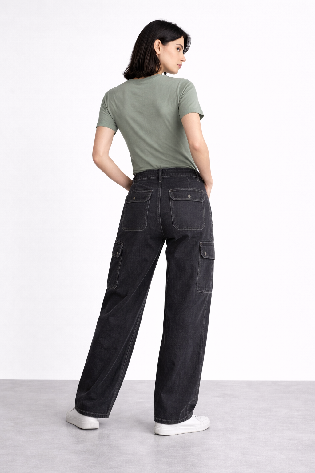 Black Straight Ft Denim Jeans - Hustle N Holla