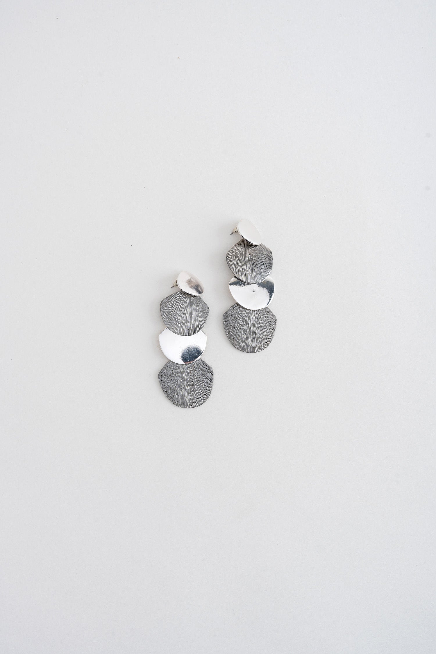 Chunky Silver Earrings - Hustle N Holla