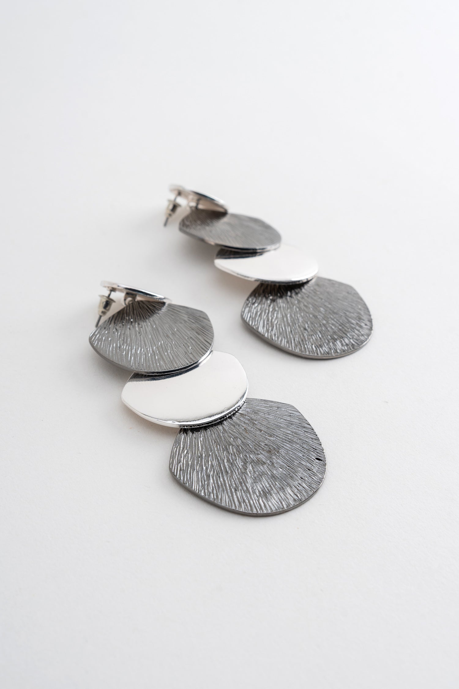 Chunky Silver Earrings