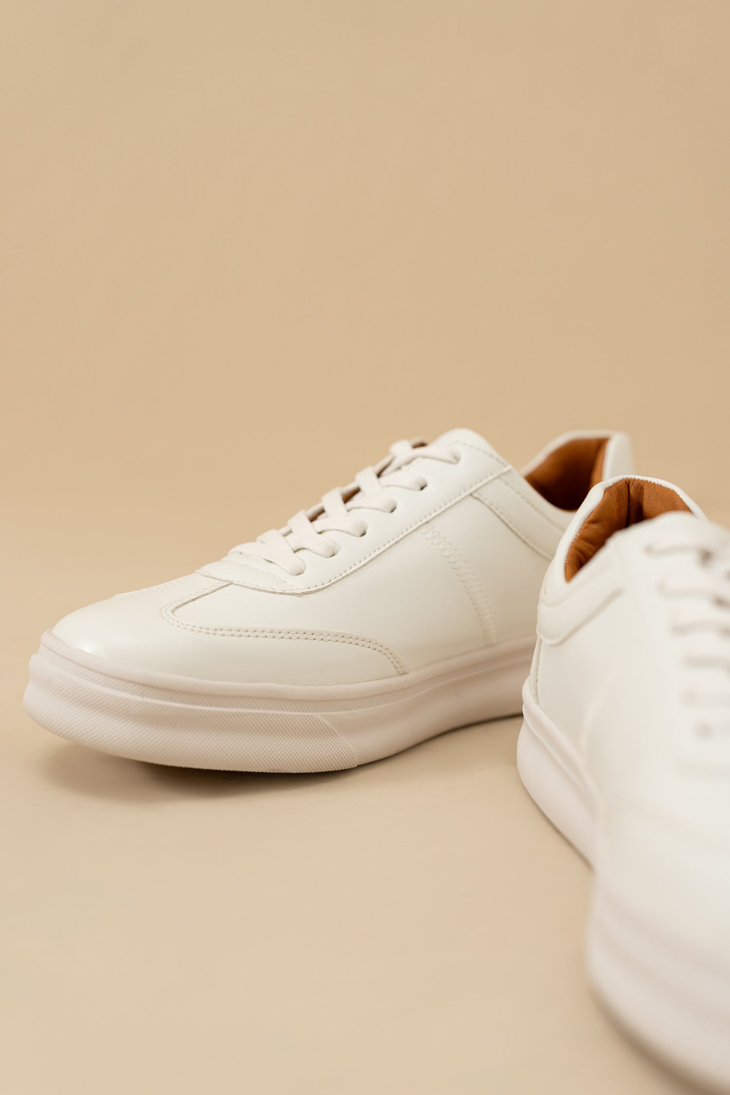 Chunky White Sneakers - Hustle N Holla