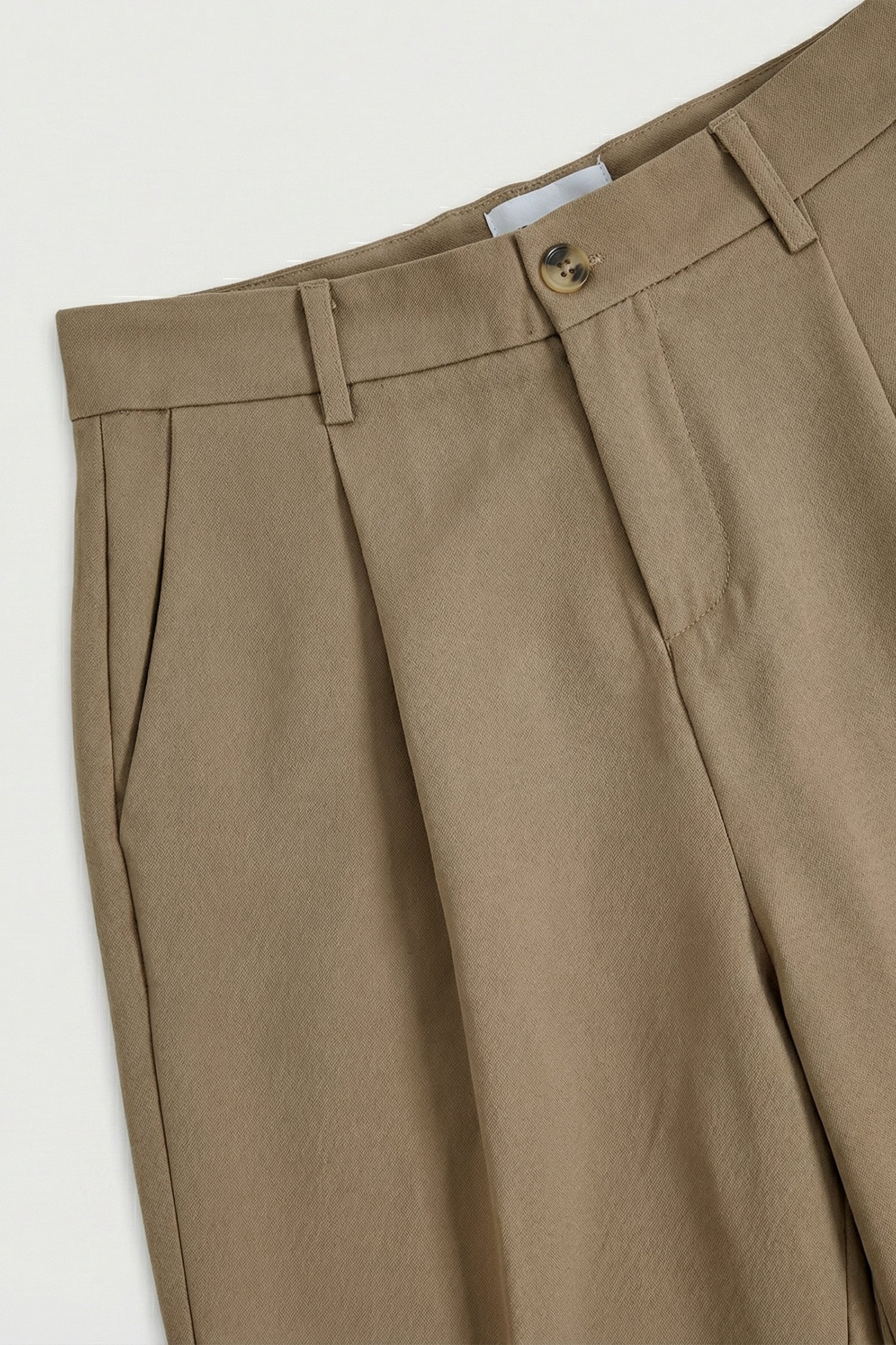 Camel Straight Fit Tailored Premium Trousers - Hustle N Holla