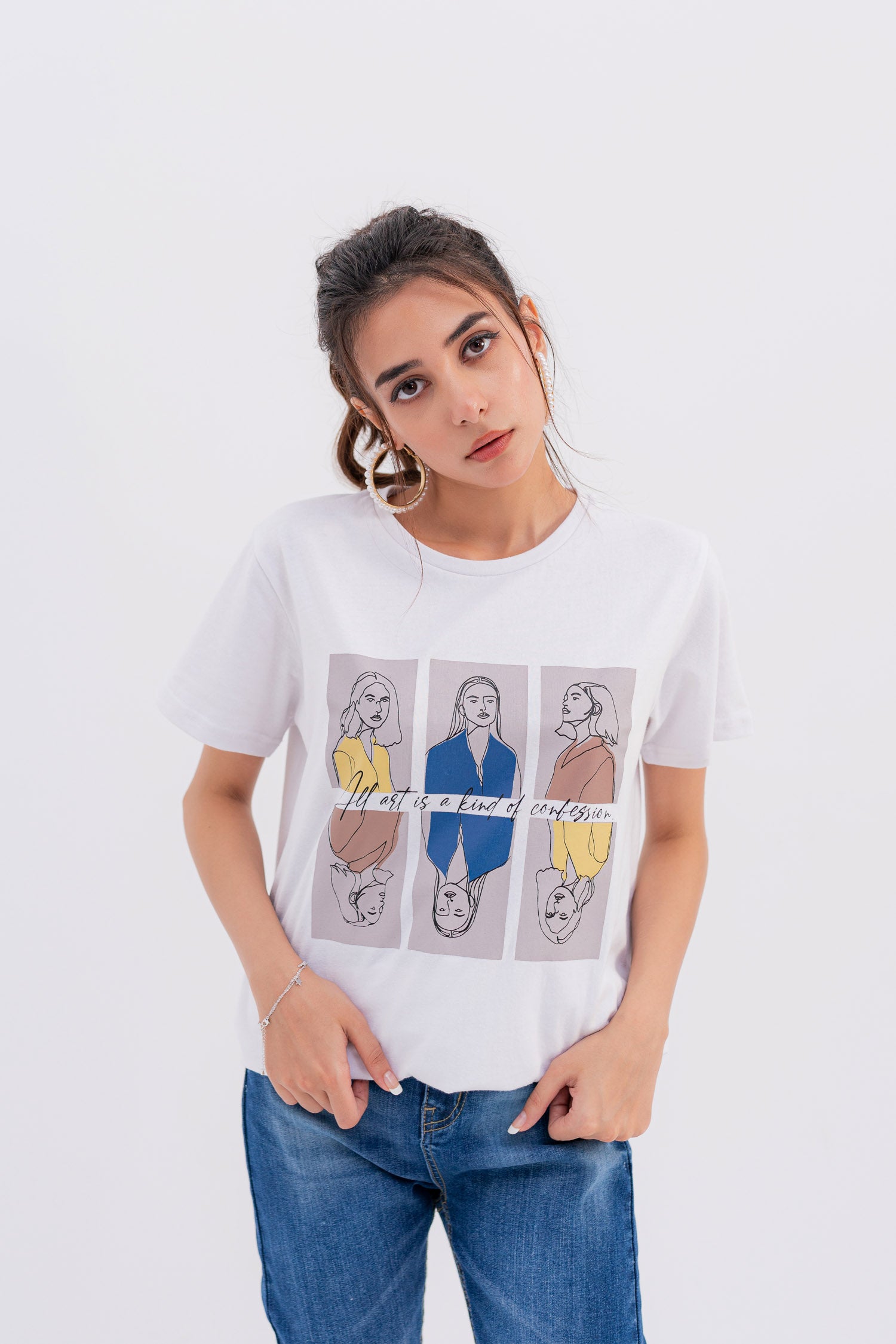 Confessional Art Graphic T-shirt